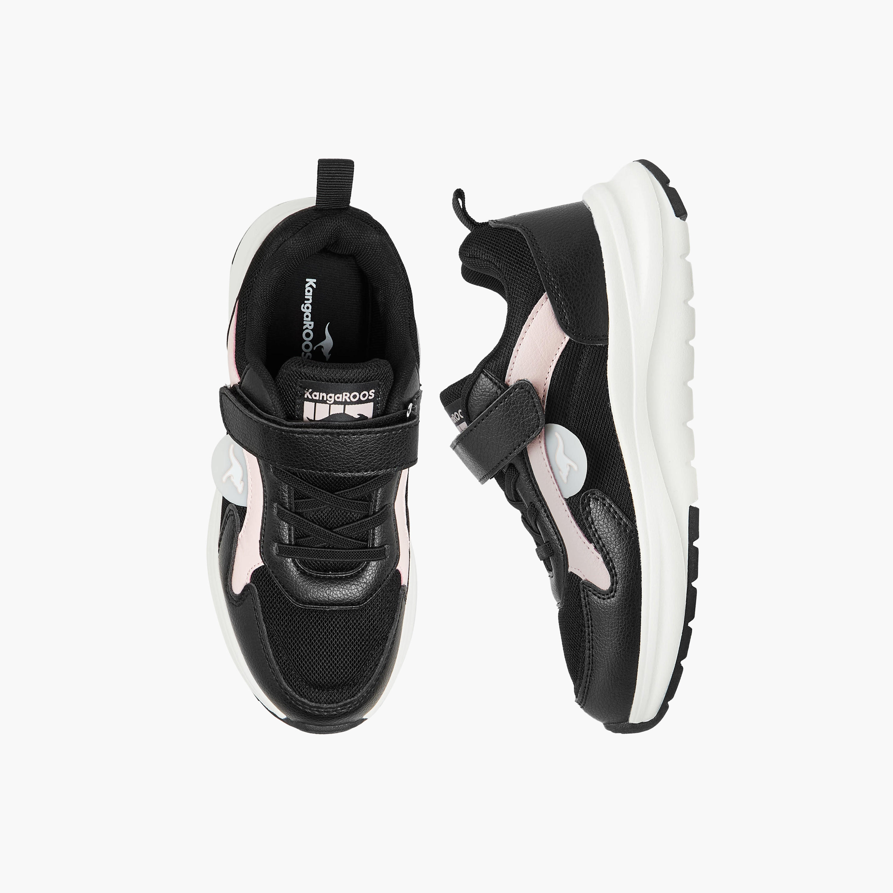Kangaroos Girls Hook & Loop Walking Shoes-girls-shoes-sports-image-1