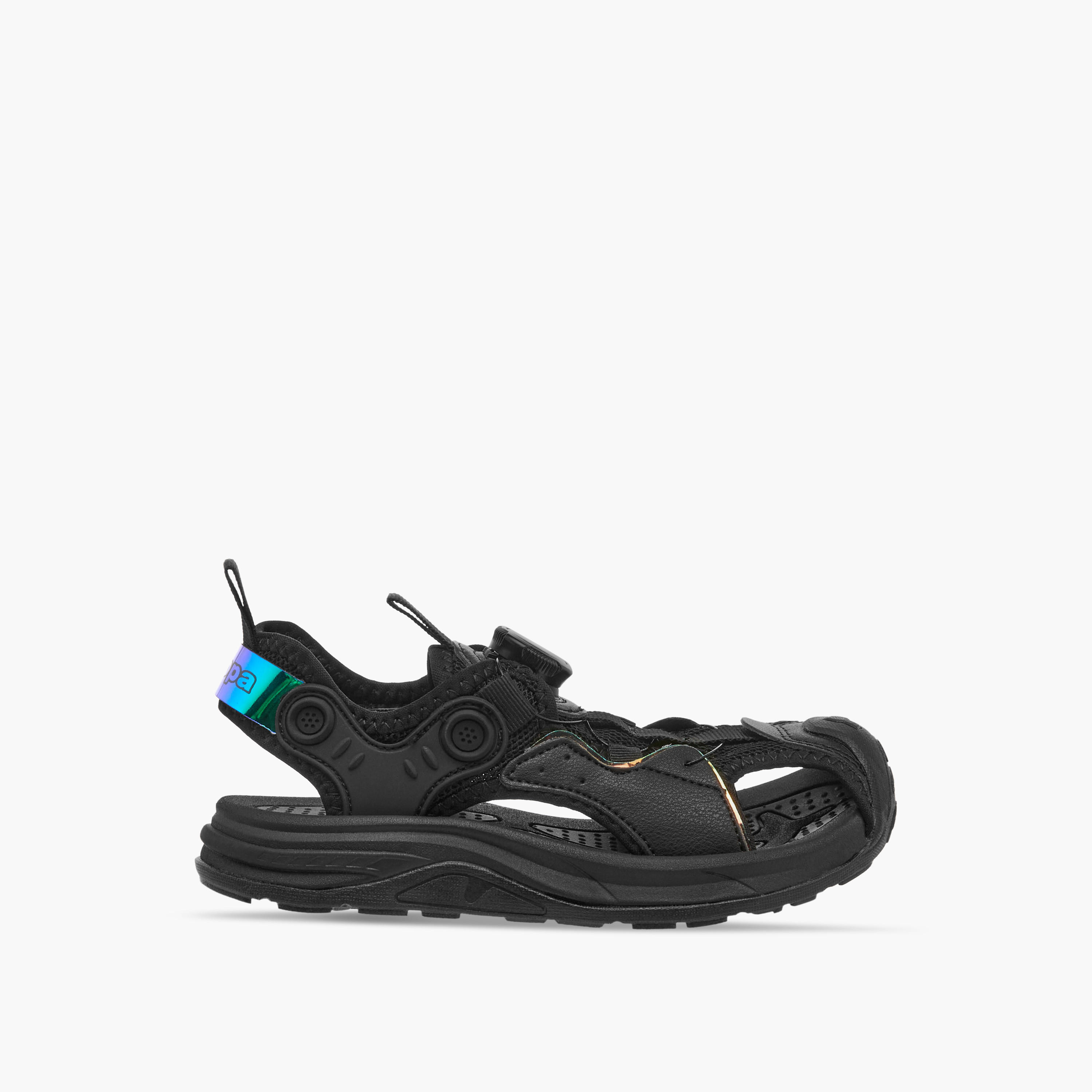 Kappa Boys' Textured Sandals with Rotating Buckle Closure-boys-shoes-sandals-image-2