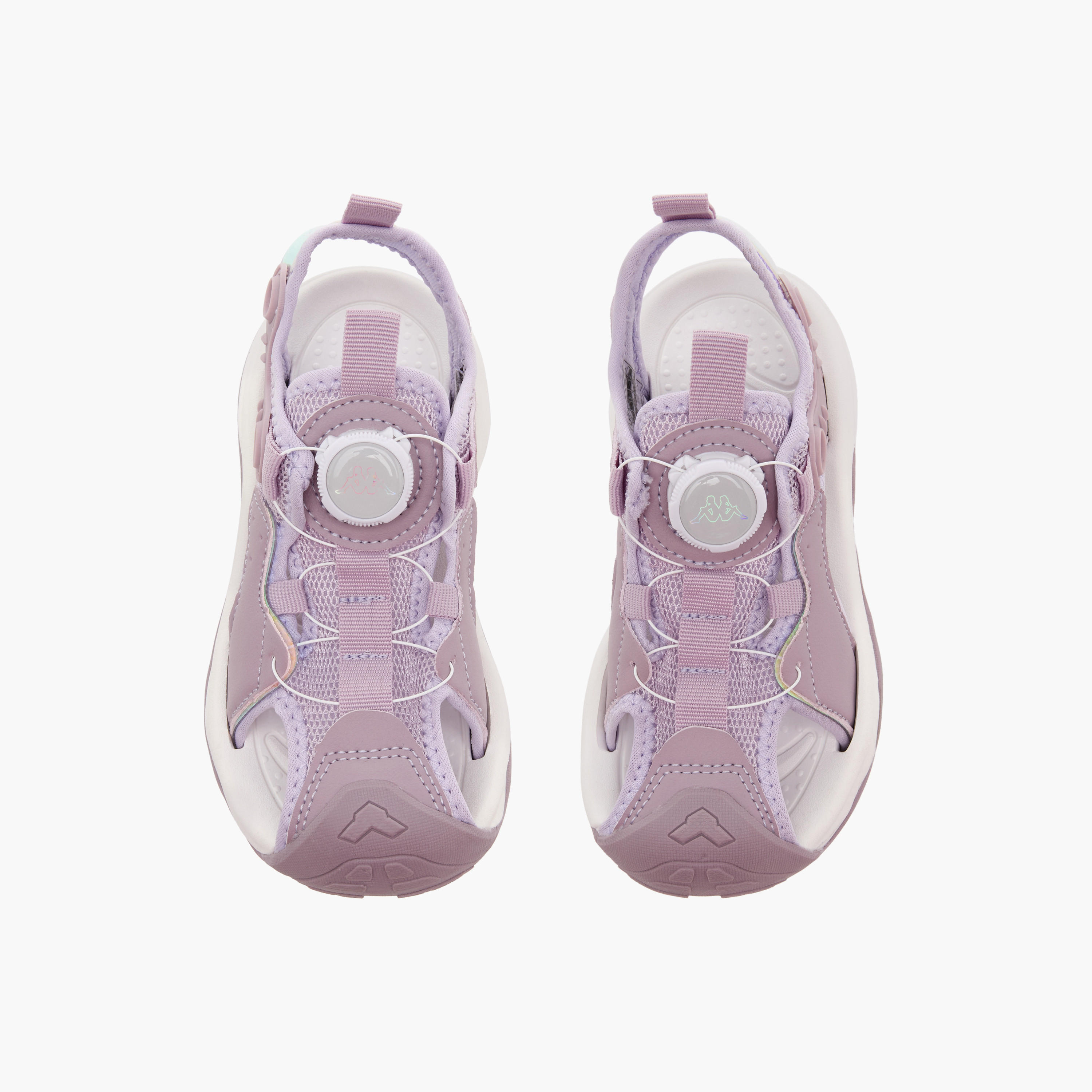 Kappa Girls' Textured Sandals with Rotating Buckle Closure-girls-shoes-sandals-image-1