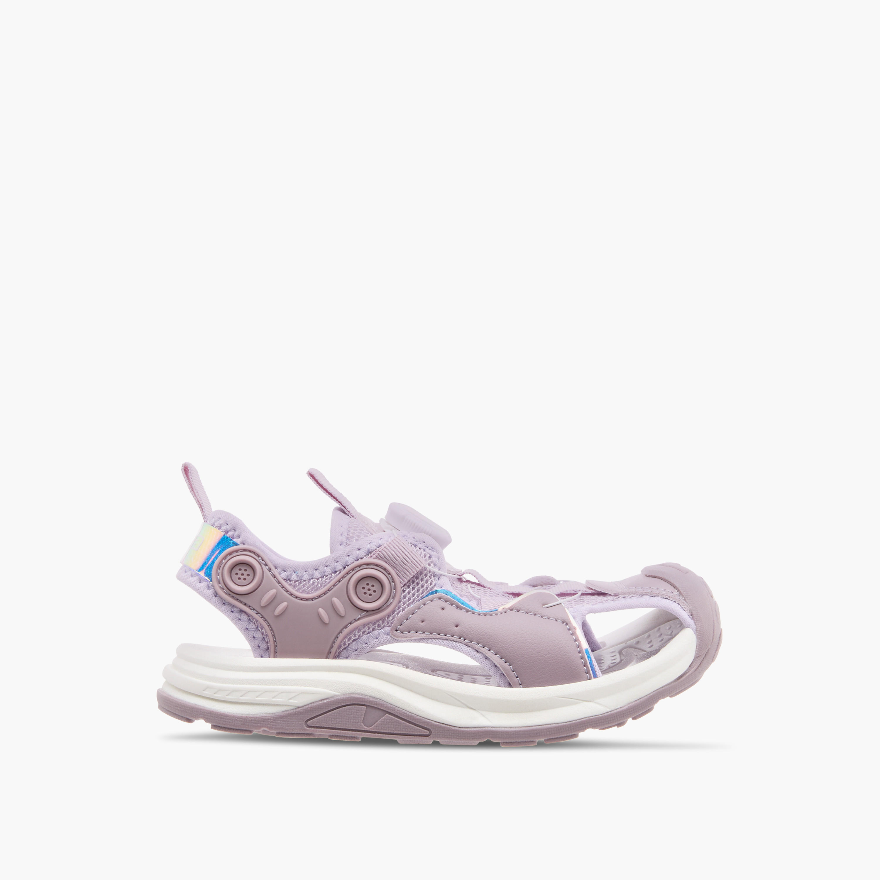 Kappa Girls' Textured Sandals with Rotating Buckle Closure-girls-shoes-sandals-image-2