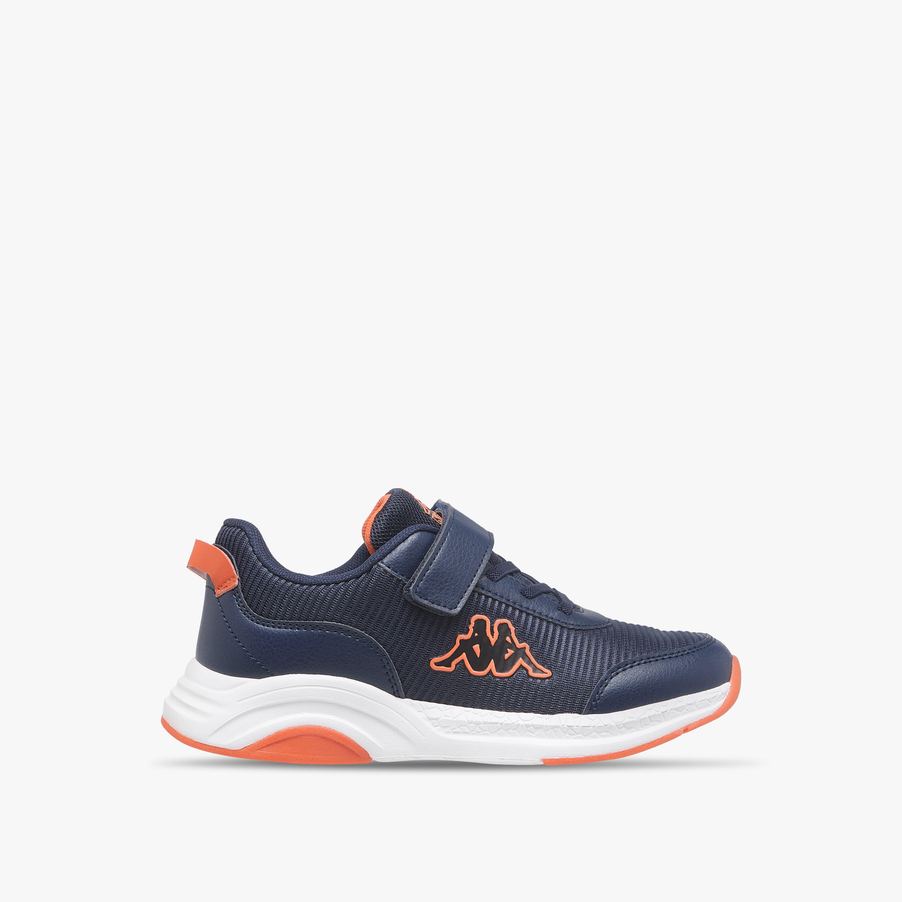 Kappa Kids' Logo Print Sports Shoes with Hook and Loop Closure-boys-shoes-sneakers-image-3
