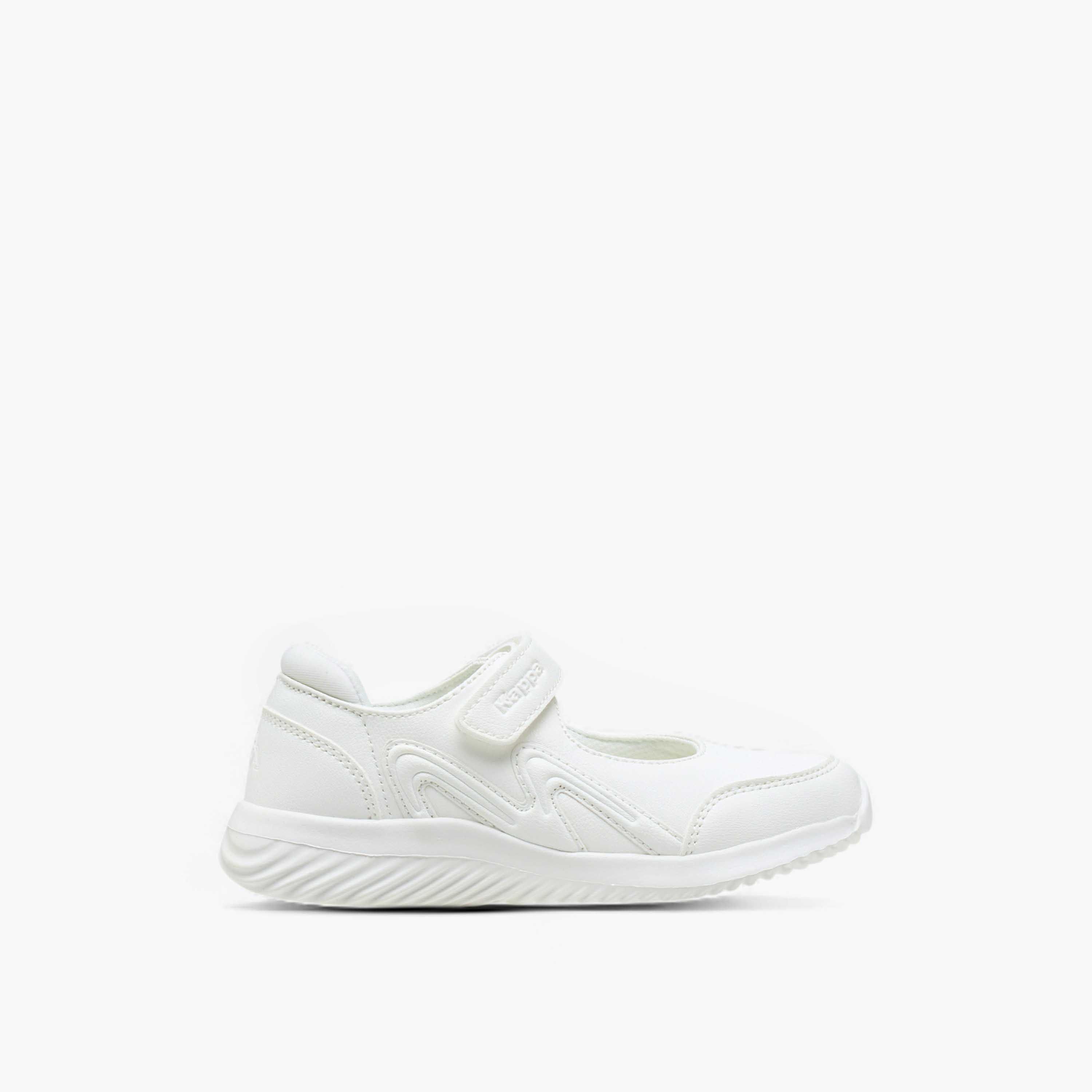 Kappa Girls' Panelled Mary Jane School Shoes with Hook and Loop Closure-girls-shoes-schoolshoes-image-3