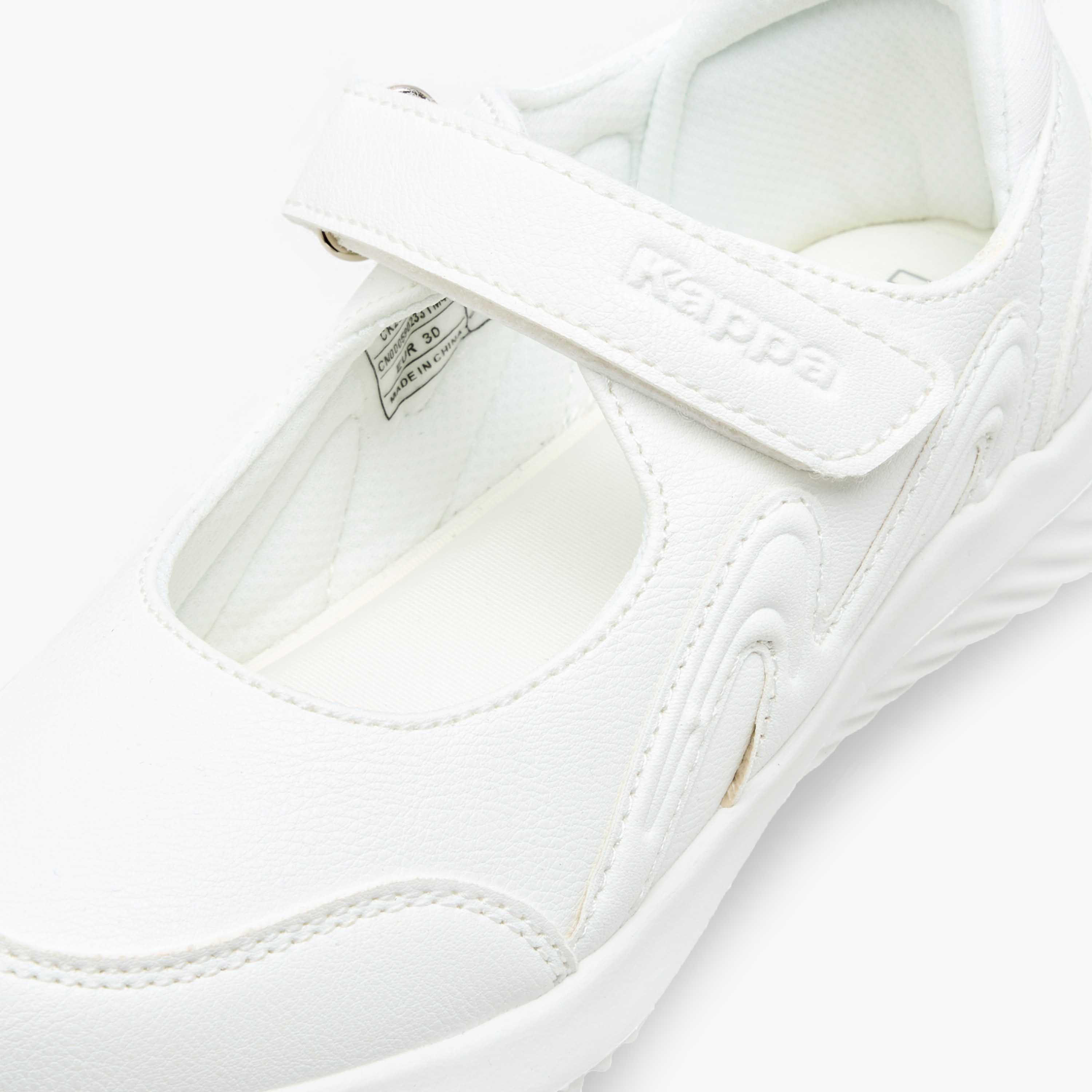 Kappa Girls' Panelled Mary Jane School Shoes with Hook and Loop Closure-girls-shoes-schoolshoes-image-4