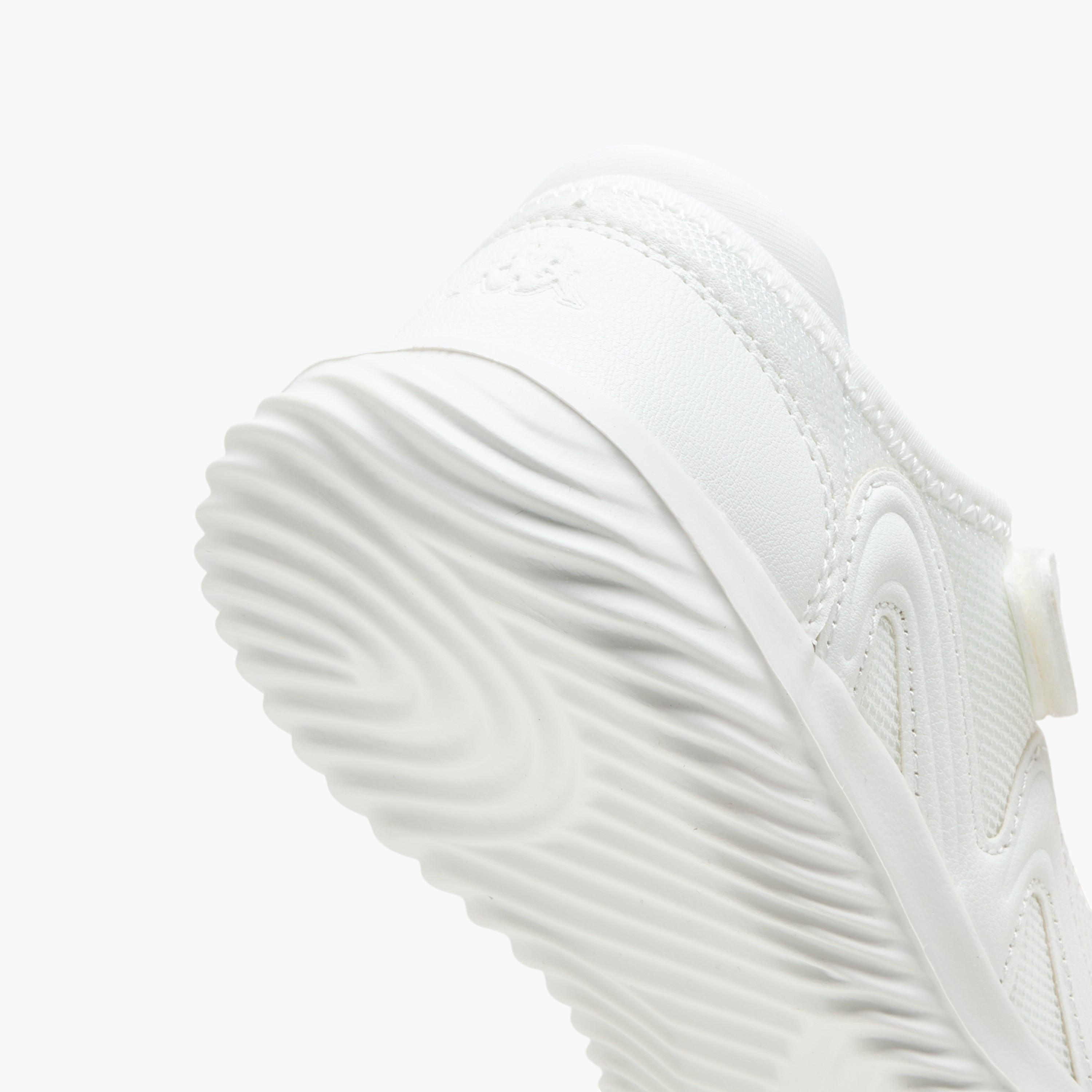 Kappa Girls' Logo Textured Mary Jane School Shoes with Hook and Loop Closure-girls-shoes-schoolshoes-image-5