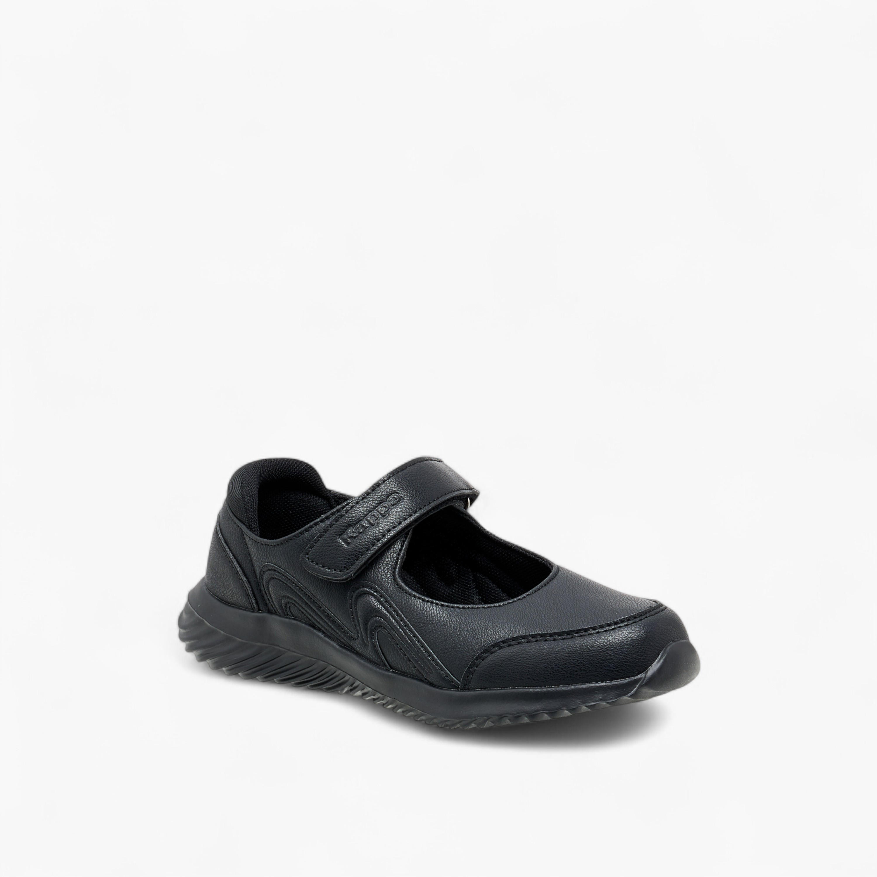 Kappa Girls' Textured School Shoes with Hook and Loop Closure-girls-shoes-schoolshoes-image-2