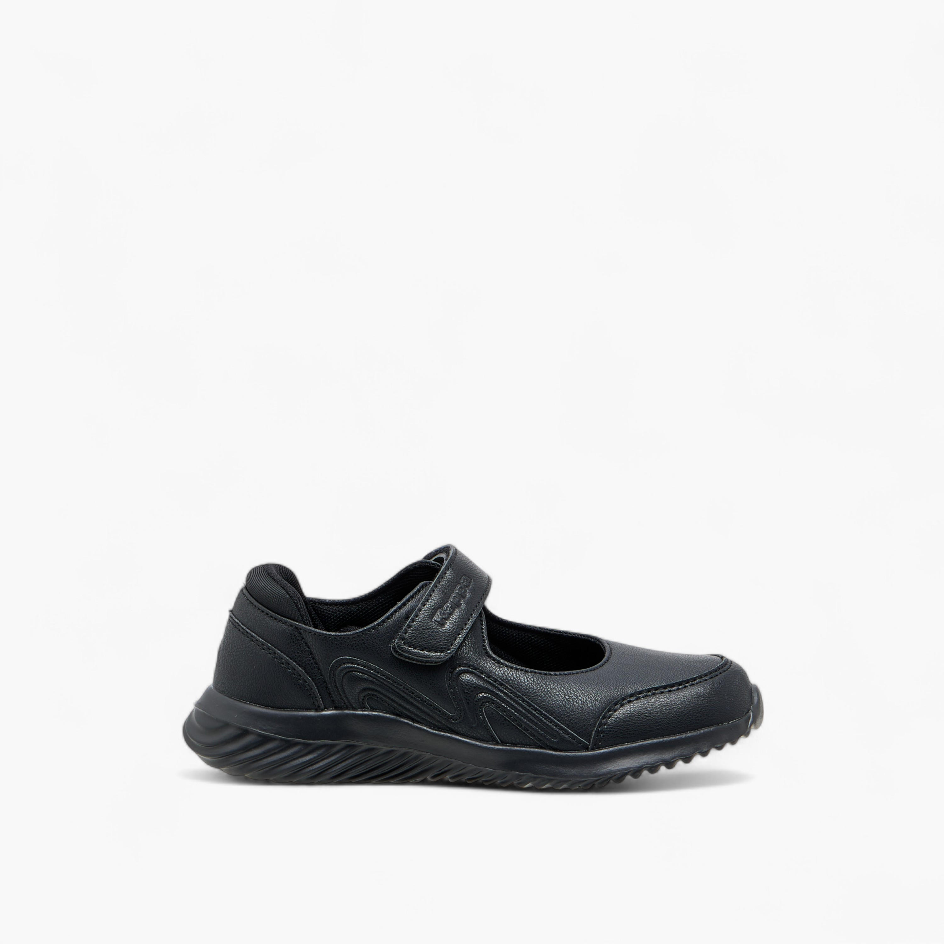 Kappa Girls' Textured School Shoes with Hook and Loop Closure-girls-shoes-schoolshoes-image-3