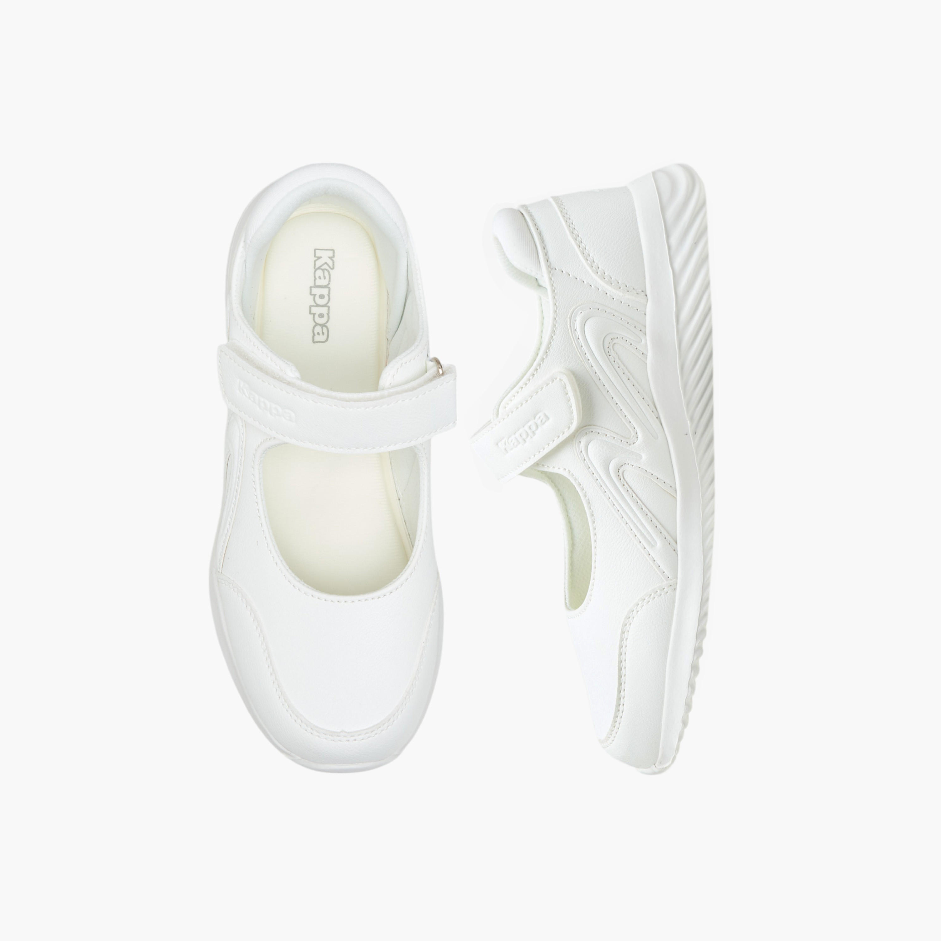 Kappa Girls' Textured School Shoes with Hook and Loop Closure-girls-shoes-schoolshoes-image-1