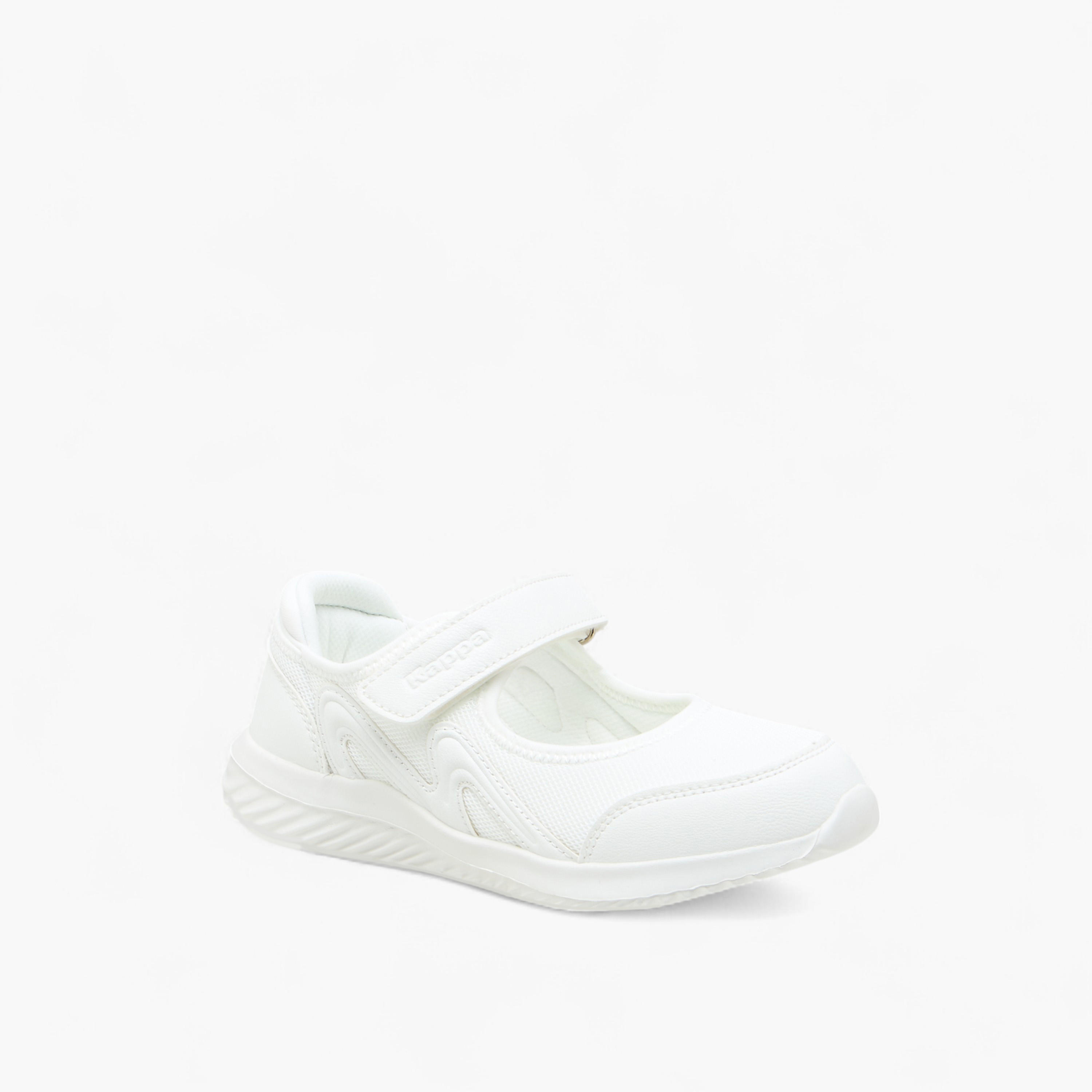 Kappa Girls' Textured School Shoes with Hook and Loop Closure-girls-shoes-schoolshoes-image-2