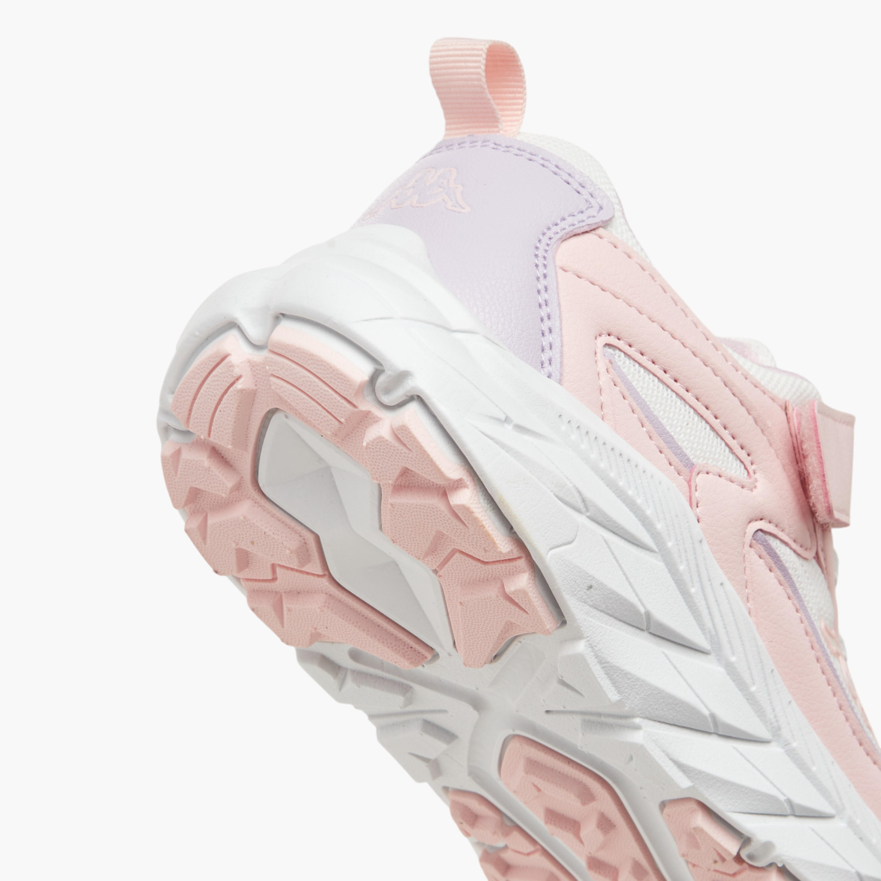 Kappa Girls Logo Detail Hook & Loop Walking Shoes-girls-shoes-sneakers-image-5