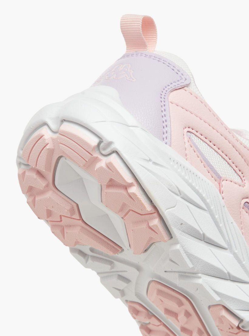 Kappa Girls Logo Detail Hook & Loop Walking Shoes-girls-shoes-sneakers-image-5