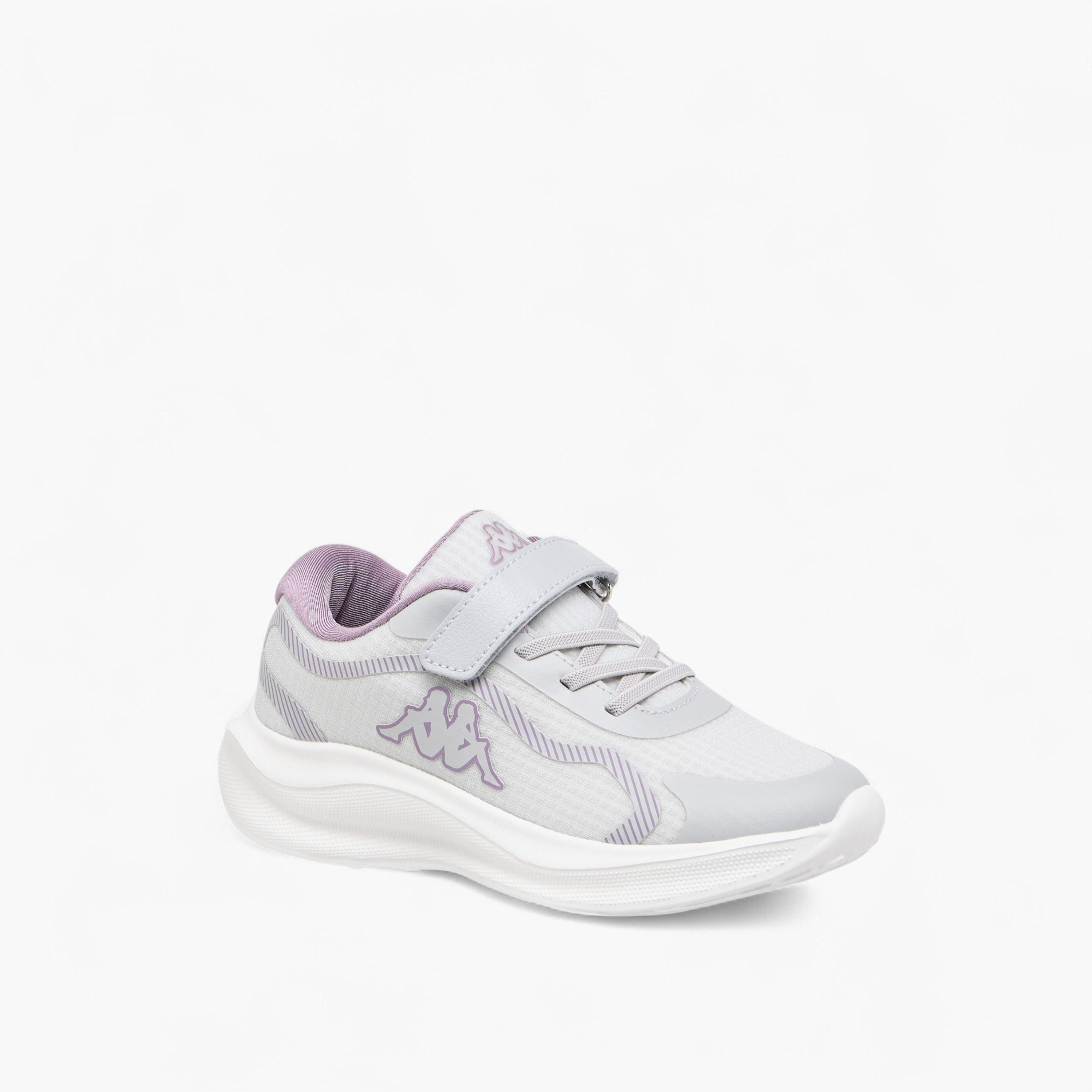 Kappa Girls' Textured Sports Shoes with Hook and Loop Closure-girls-shoes-sports-image-2