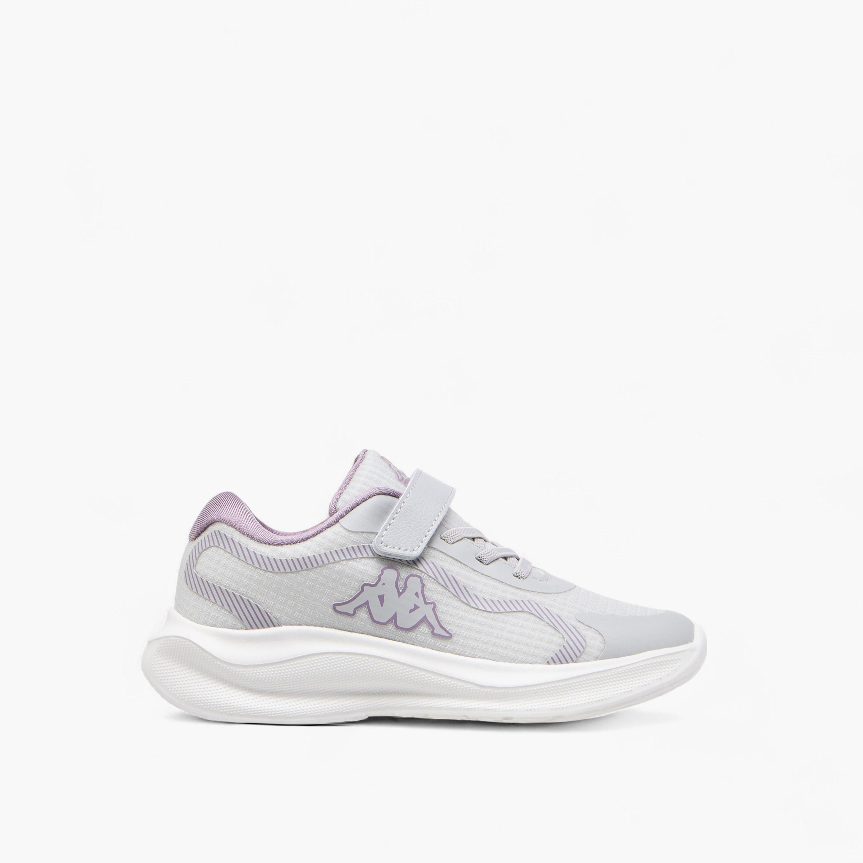 Kappa Girls' Textured Sports Shoes with Hook and Loop Closure-girls-shoes-sports-image-3