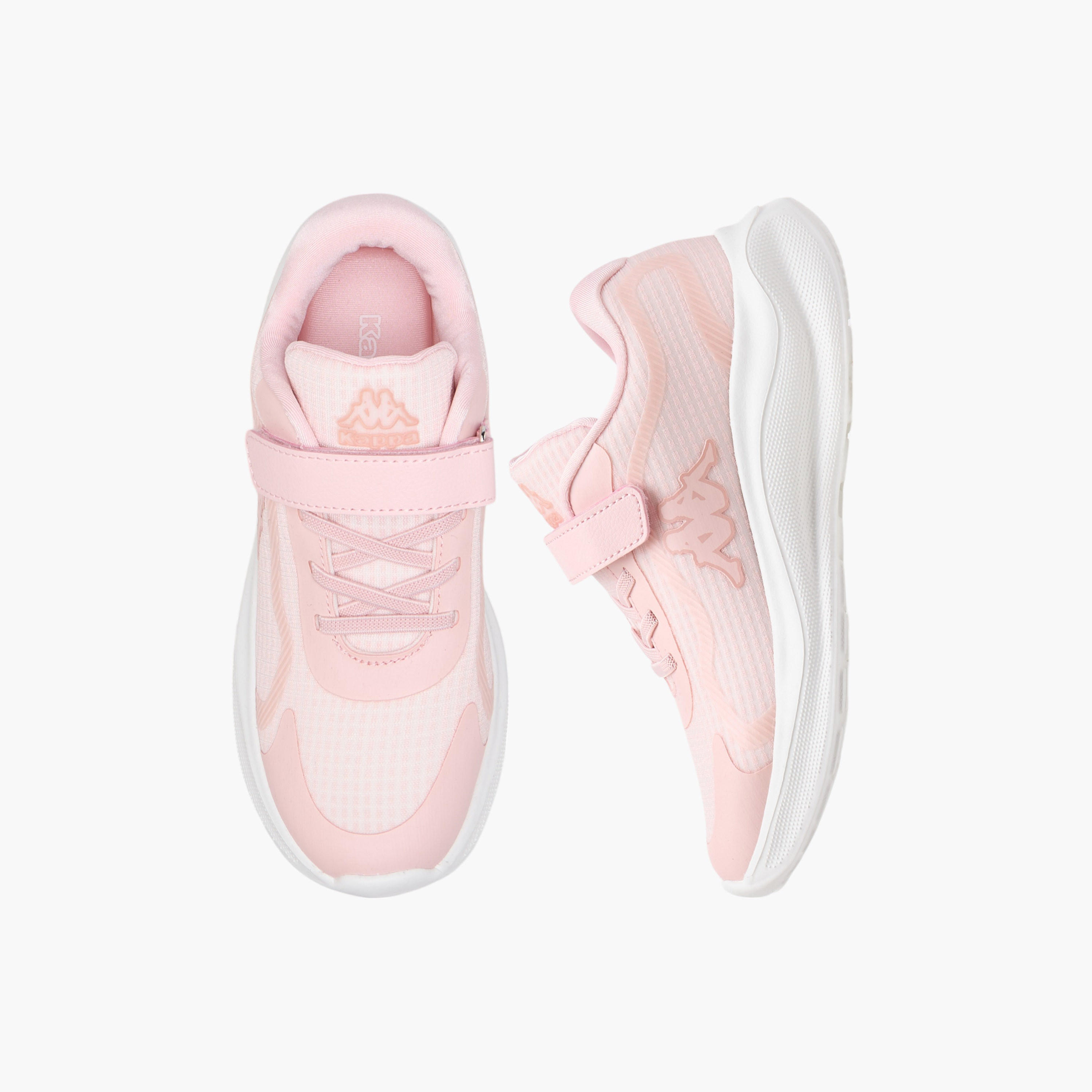 Kappa Girls' Textured Sports Shoes with Hook and Loop Closure-girls-shoes-sports-image-1