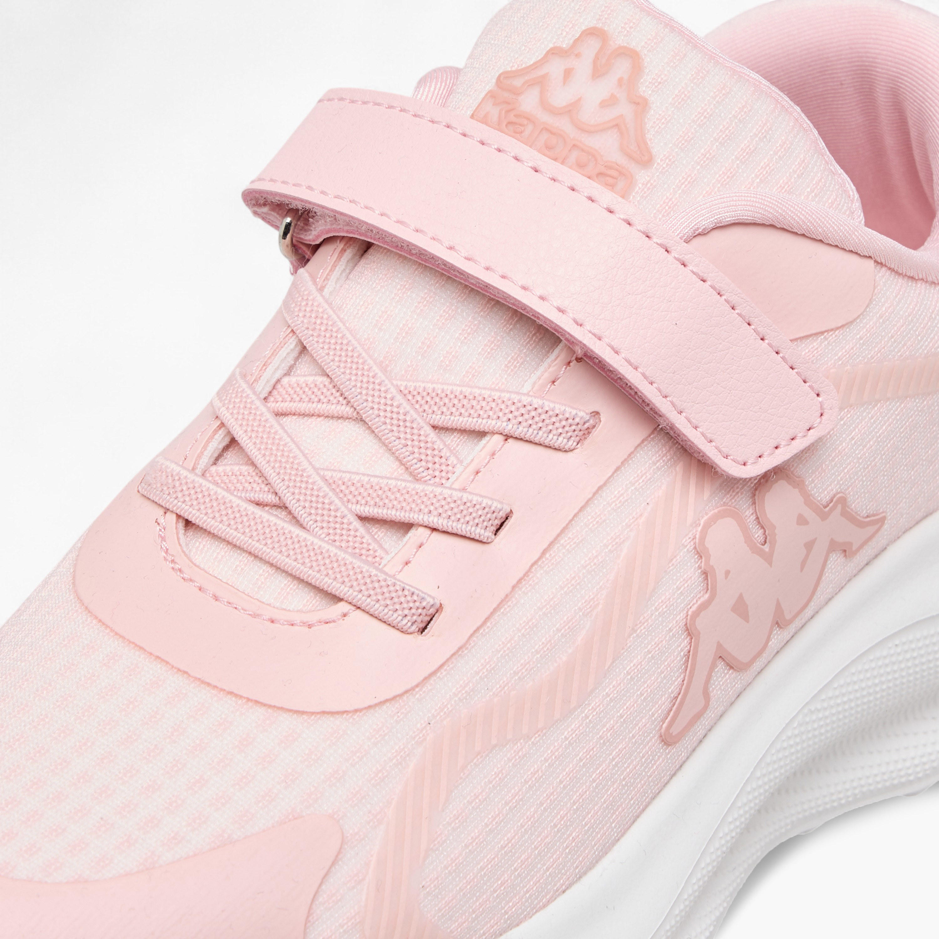 Kappa Girls' Textured Sports Shoes with Hook and Loop Closure-girls-shoes-sports-image-4