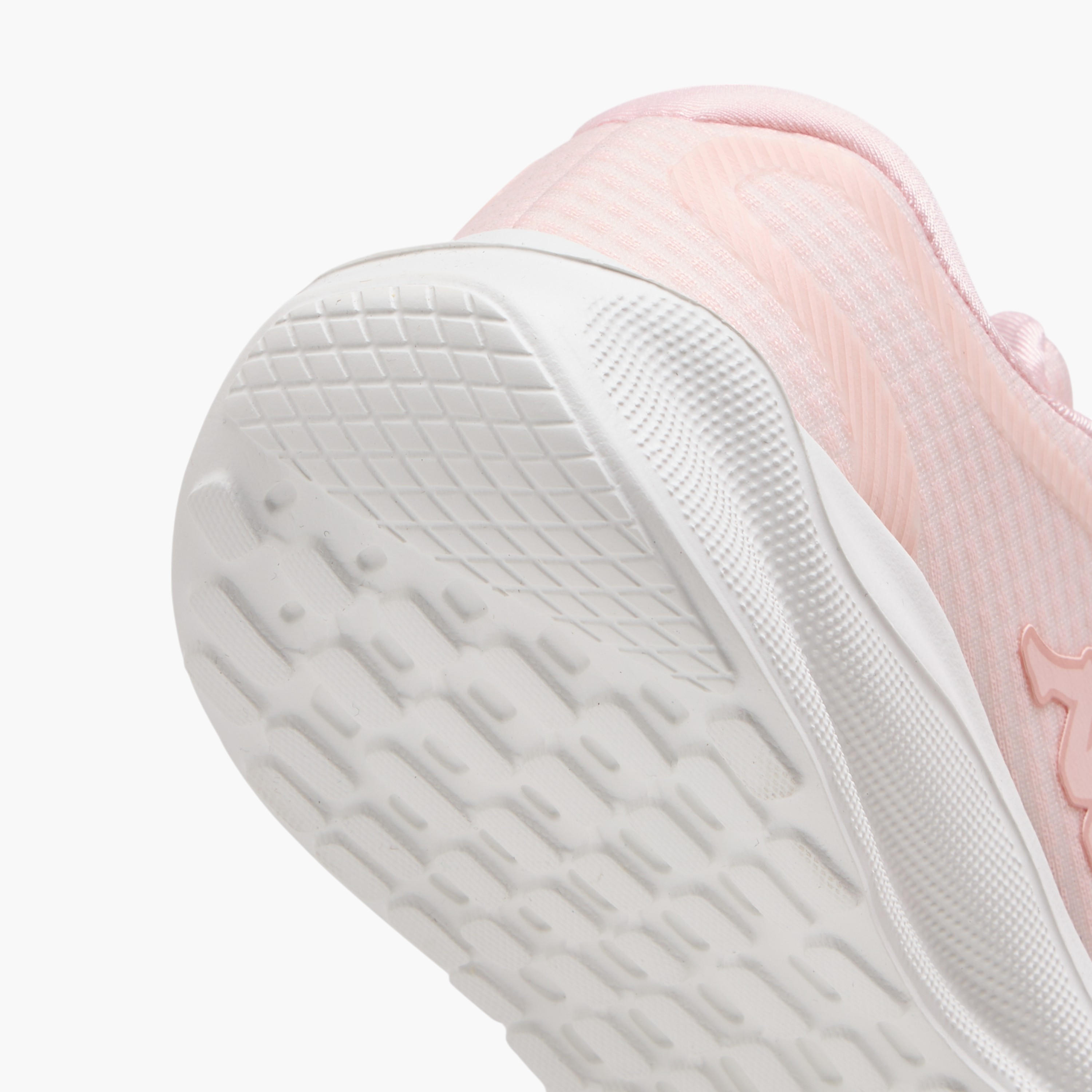 Kappa Girls' Textured Sports Shoes with Hook and Loop Closure-girls-shoes-sports-image-5
