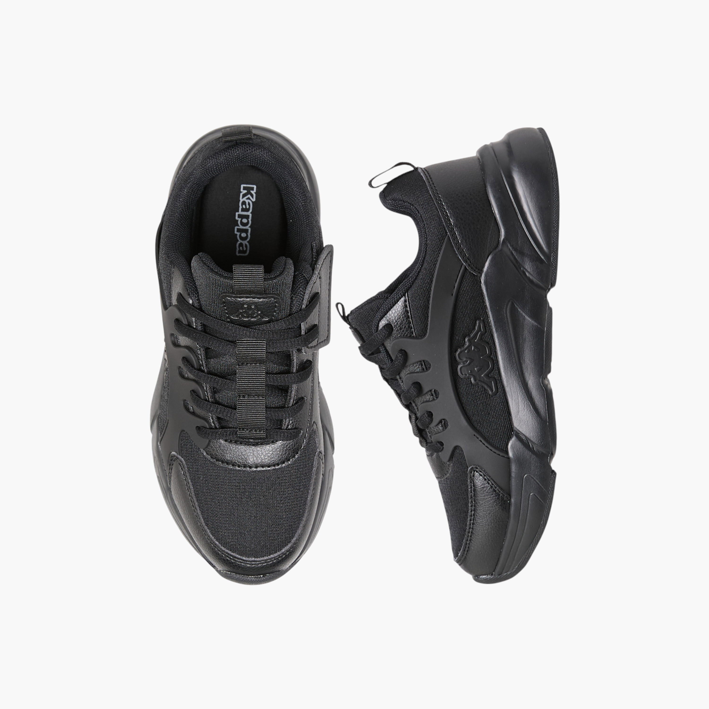 Kappa Kids' Logo Detail Sports Shoes with Lace-Up Closure-girls-shoes-schoolshoes-image-1