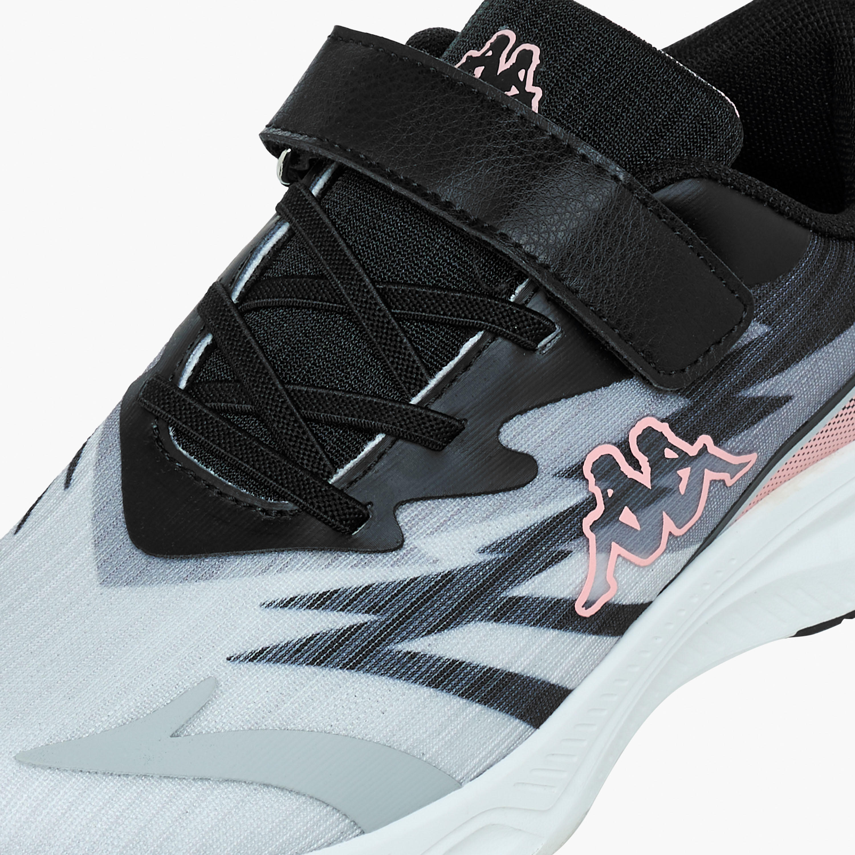 Kappa Girls Printed Hook & Loop Walking Shoes-girls-shoes-sports-image-4