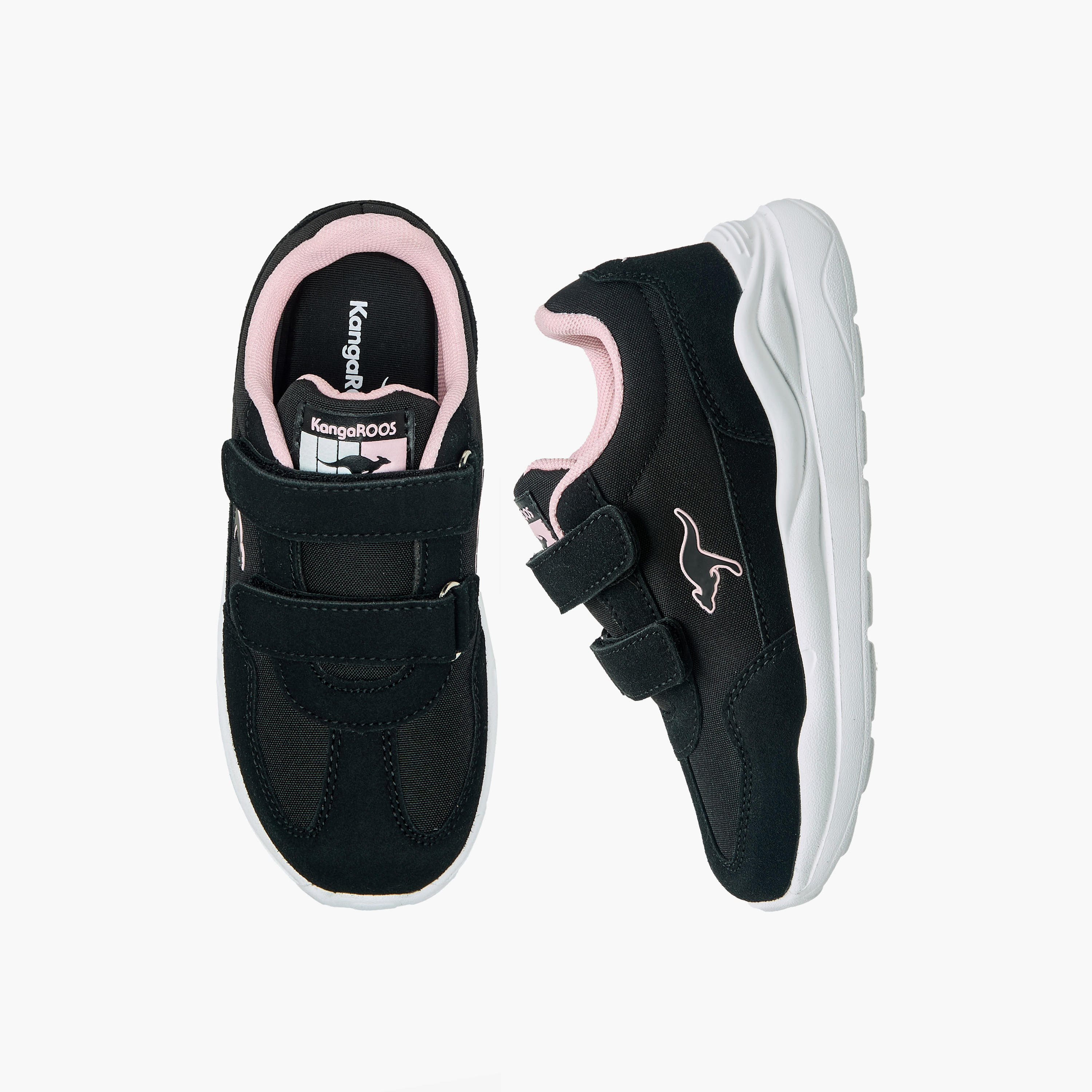 KangaROOS Girls Hook & Loop Sports Shoes-girls-shoes-sports-image-1