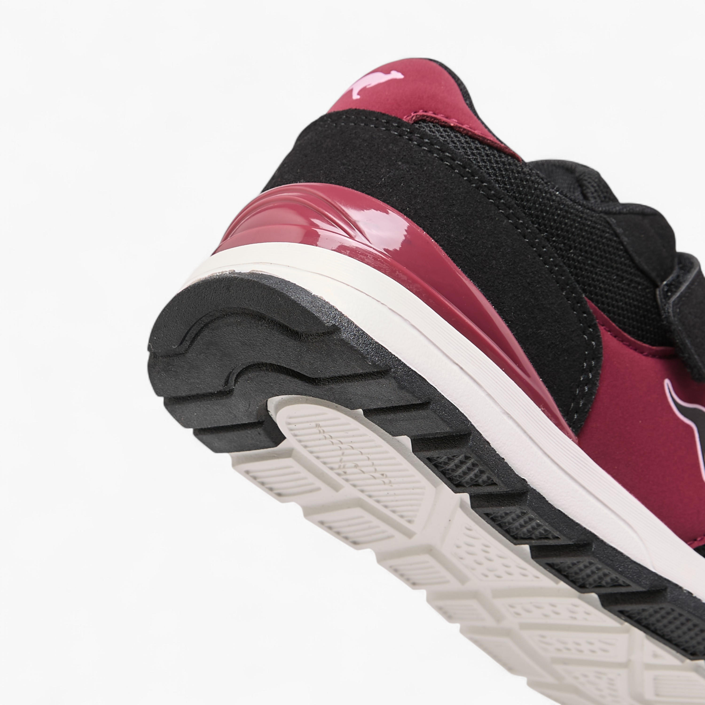 Kangaroos Girls Logo Print Hook & Loop Walking Shoes-girls-shoes-sports-image-5