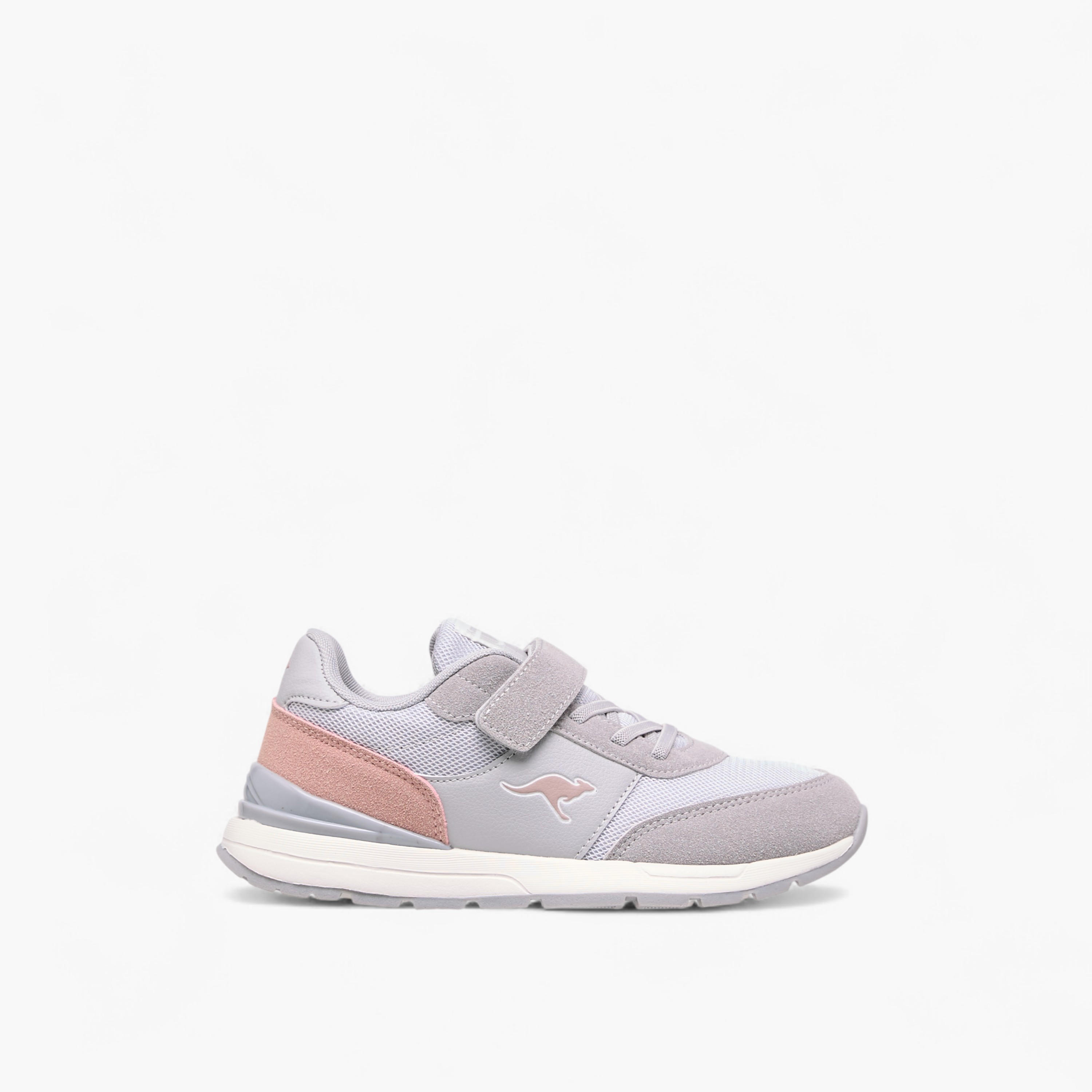 Kangaroos Girls Logo Print Hook & Loop Walking Shoes-girls-shoes-sports-image-3