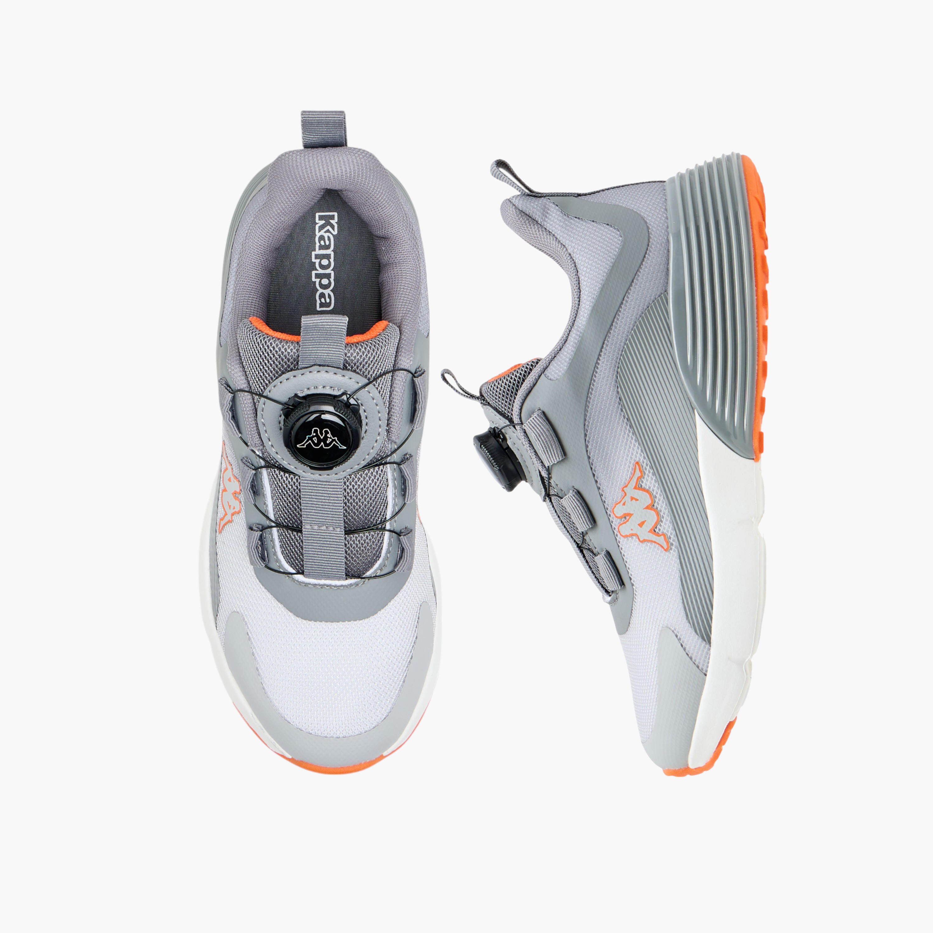 Kappa Kids Drawstring Cushioned Sole Walking Shoes-boys-shoes-sneakers-image-1