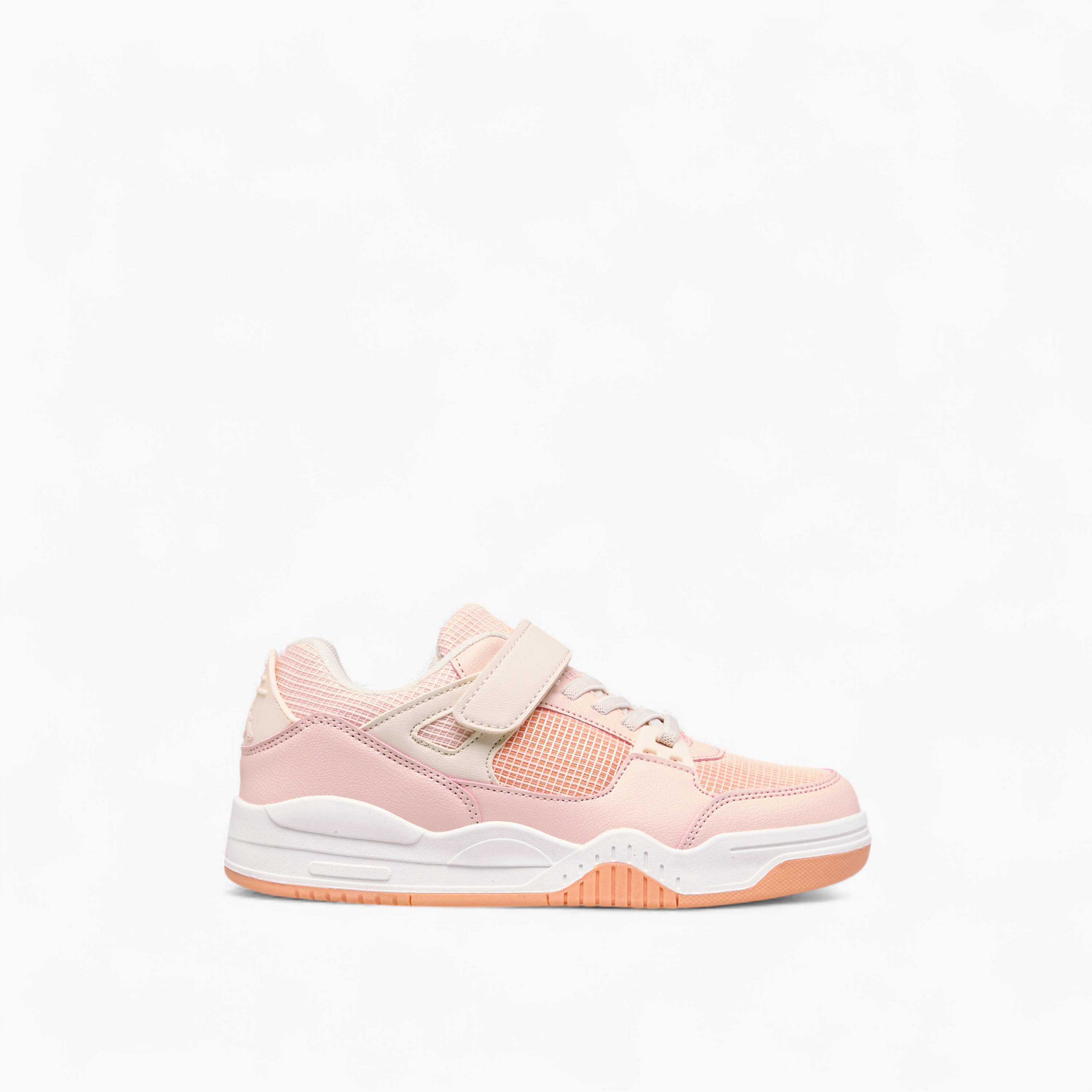 Kappa Girls' Panelled Sneakers with Hook and Loop Closure-girls-shoes-sneakers-image-3