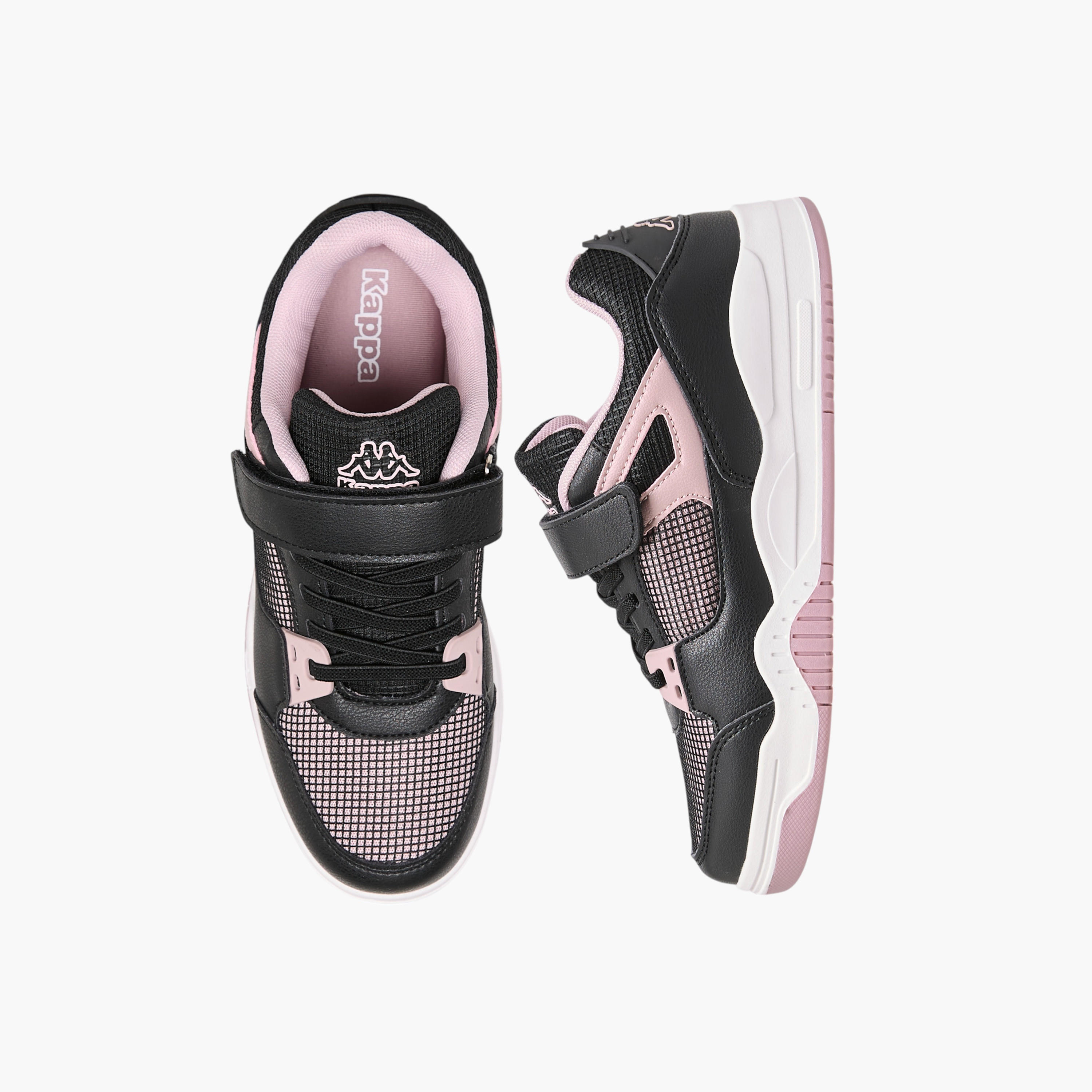 Kappa Girls' Logo Detail Sneakers with Hook and Loop Closure-girls-shoes-sneakers-image-1