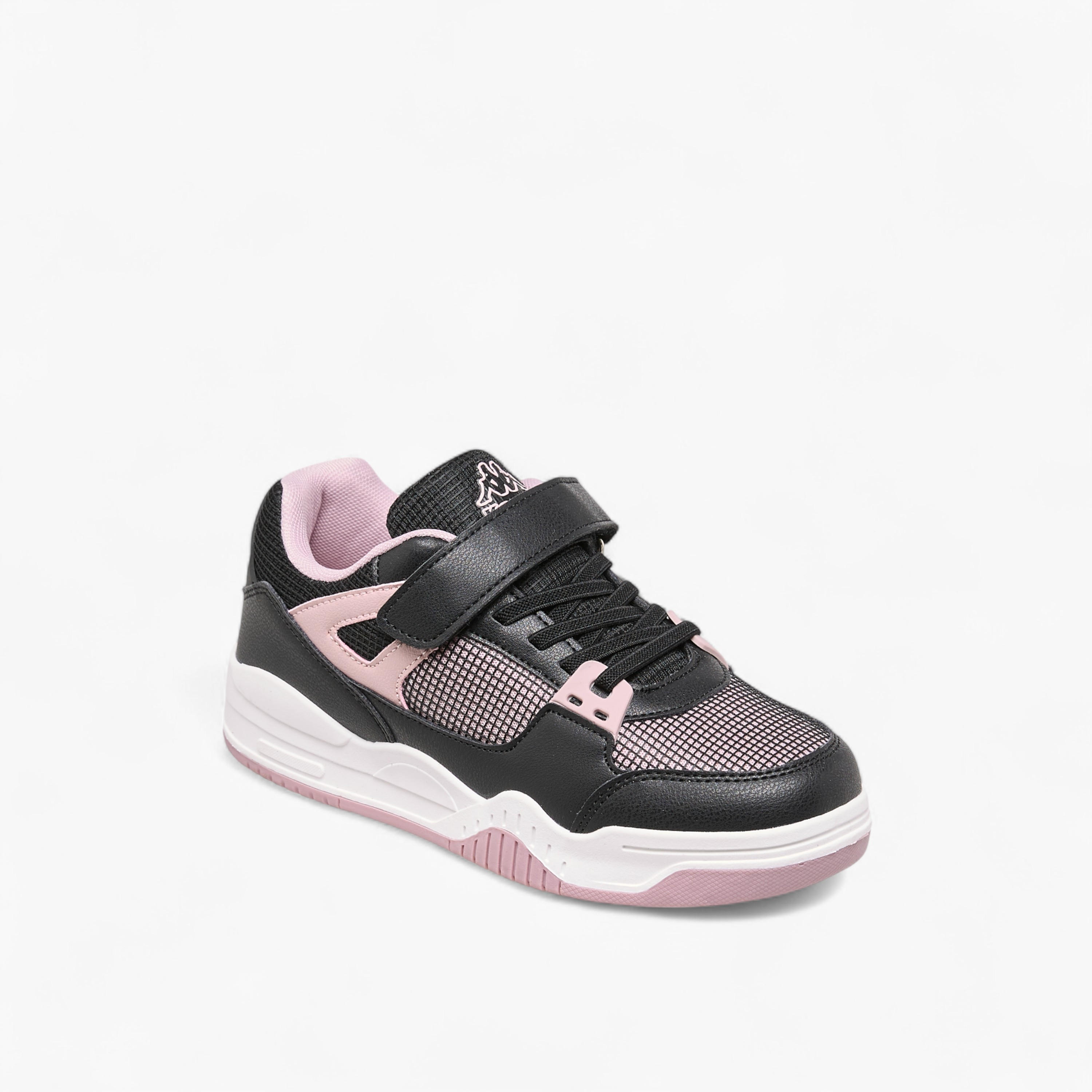Kappa Girls' Logo Detail Sneakers with Hook and Loop Closure-girls-shoes-sneakers-image-2