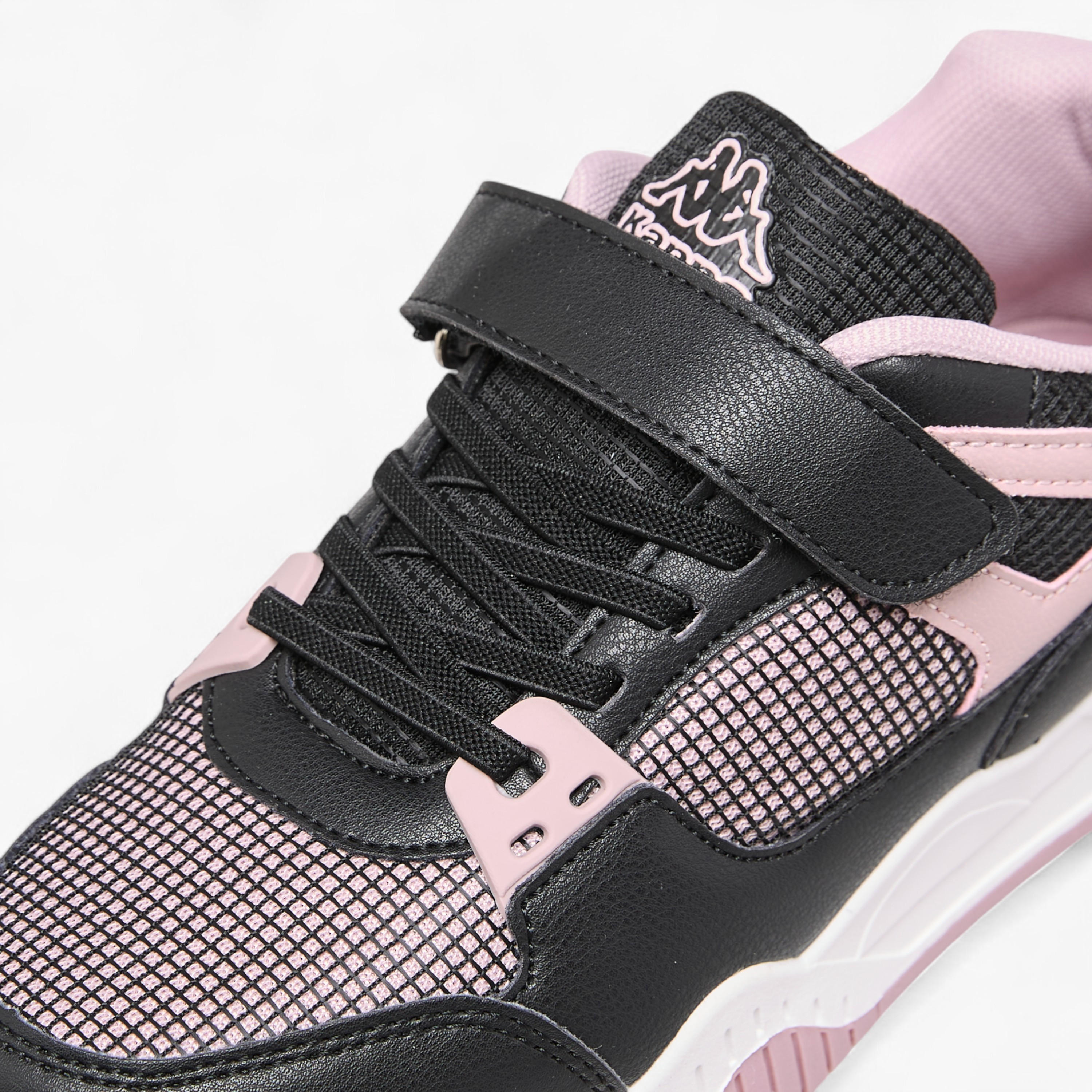 Kappa Girls' Logo Detail Sneakers with Hook and Loop Closure-girls-shoes-sneakers-image-4