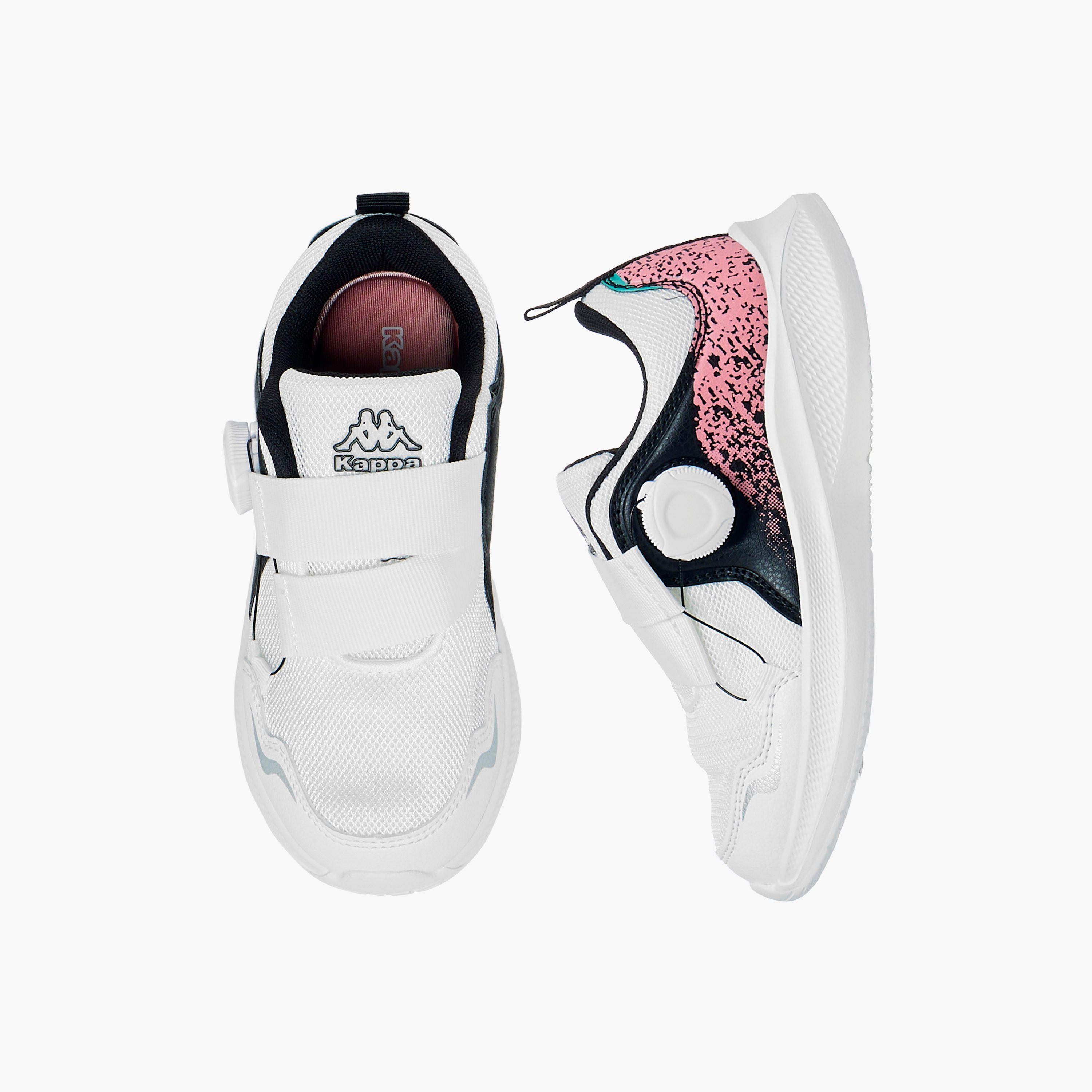 Kappa Girls Colourblock Slip-On Walking Shoes-girls-shoes-sports-image-1