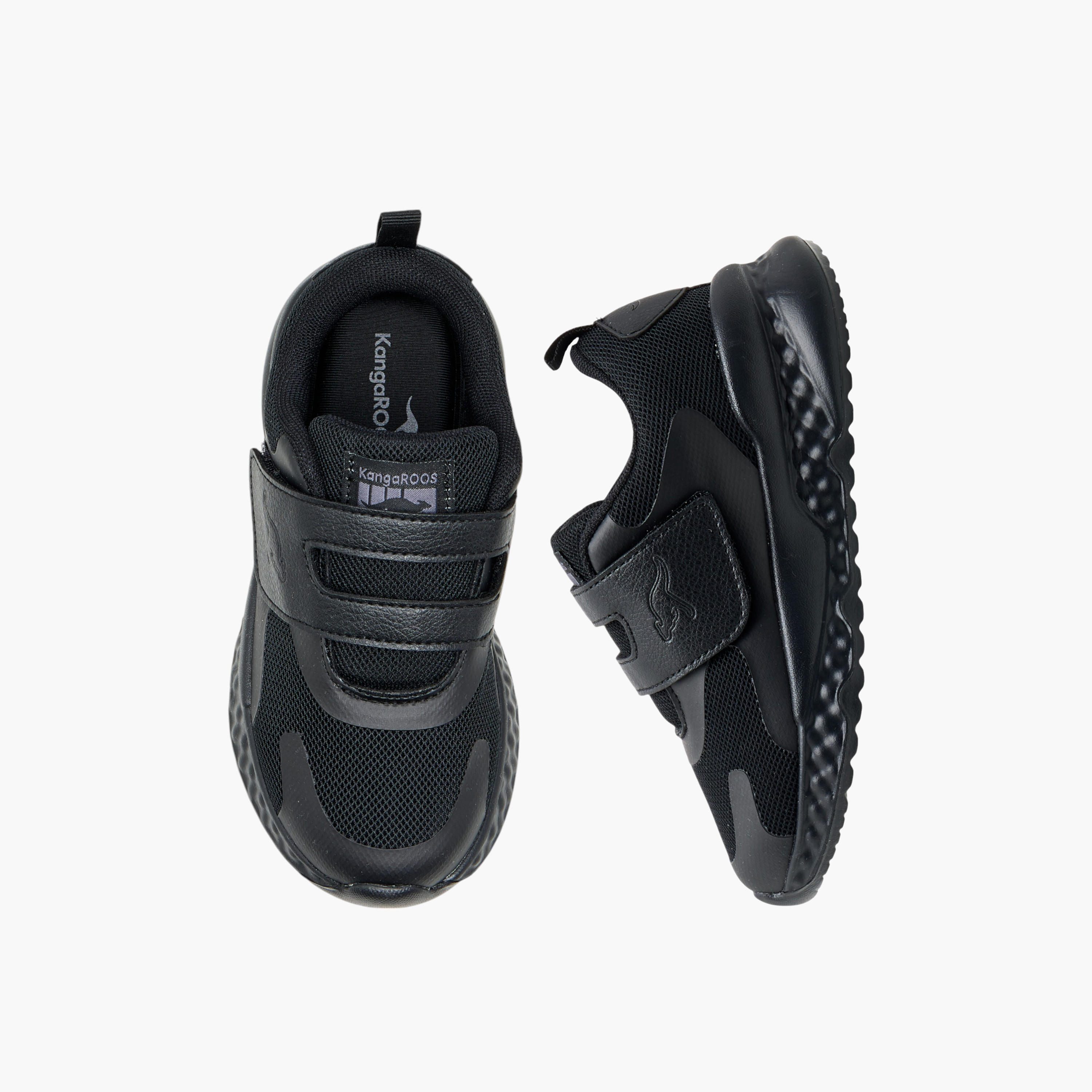 Kangaroos Kids Hook & Loop Cushioned Sole School Shoes-girls-shoes-sports-image-1
