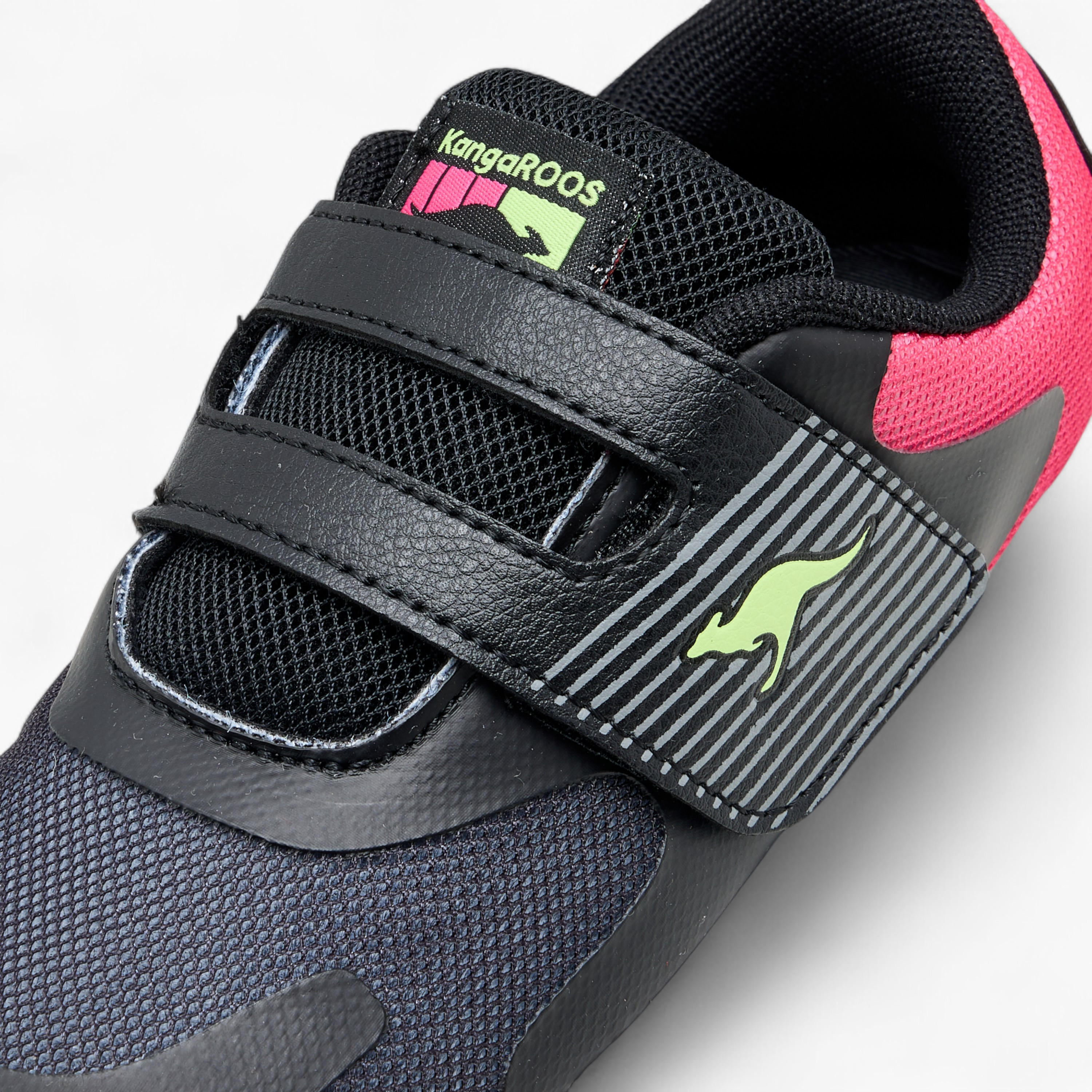 Kangaroos Girls Colourblock Hook & Loop Walking Shoes-girls-shoes-sports-image-4