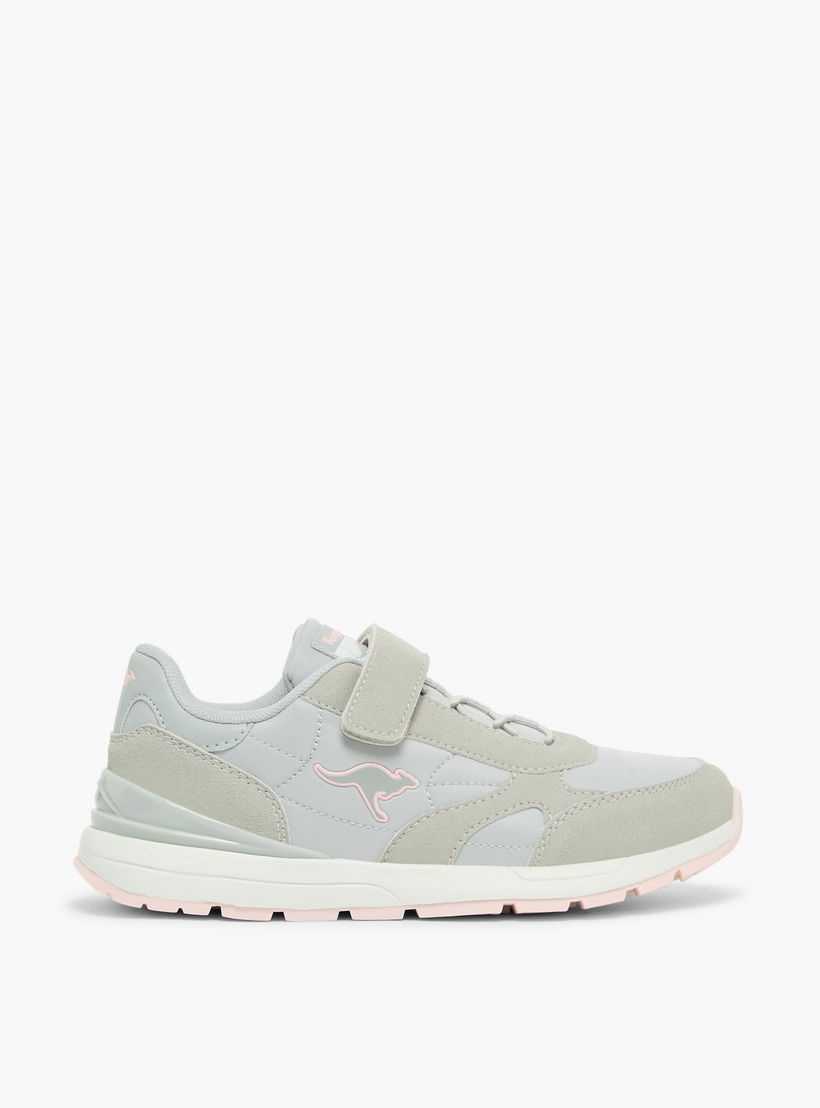 KangaROOS Girls Panelled Hook & Loop Sports Shoes-girls-shoes-sneakers-image-3