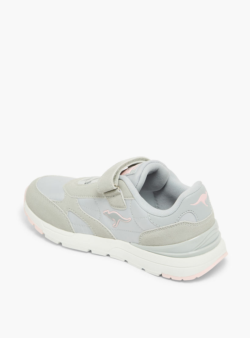 KangaROOS Girls Panelled Hook & Loop Sports Shoes-girls-shoes-sneakers-image-5