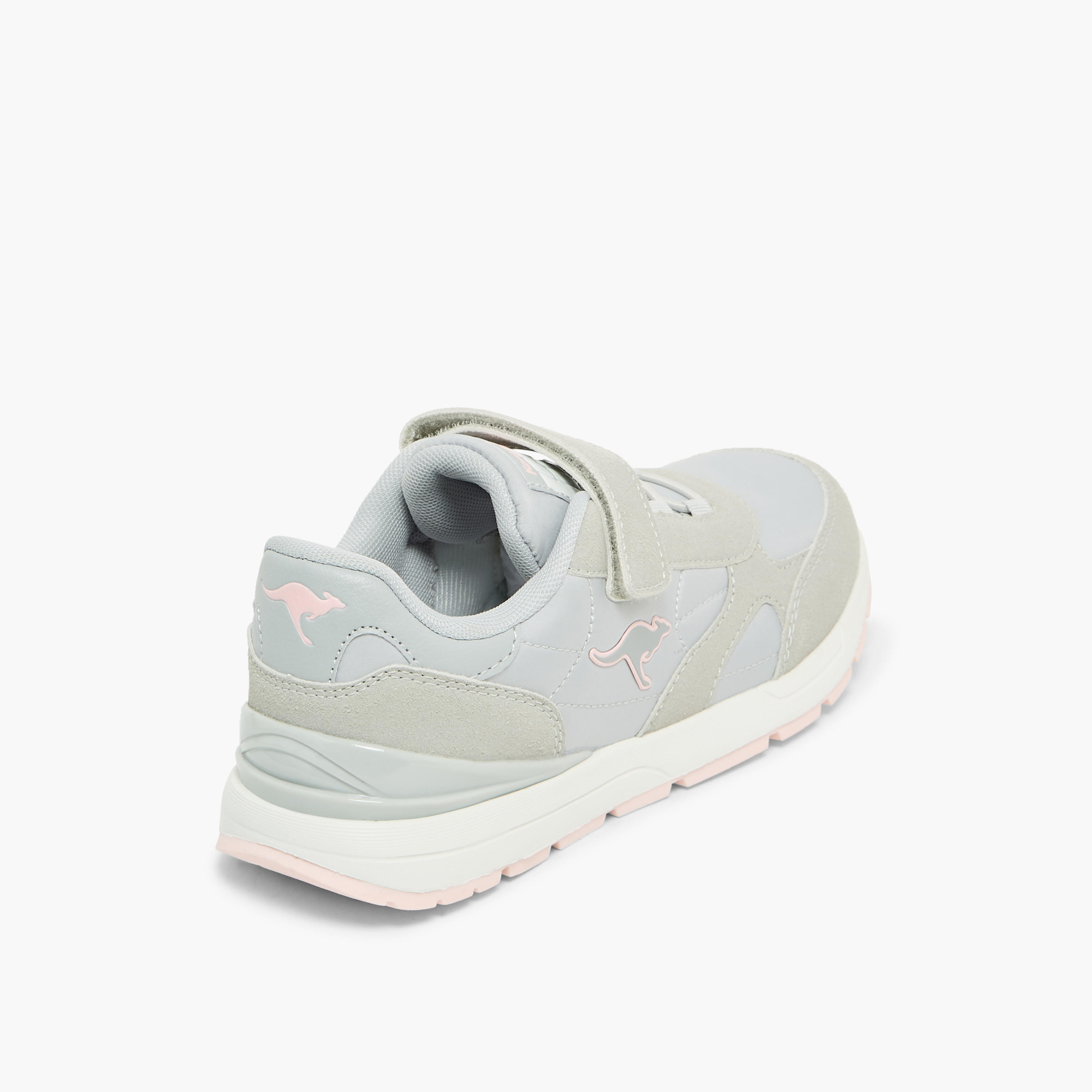 KangaROOS Girls Panelled Hook & Loop Sports Shoes-girls-shoes-sneakers-image-6
