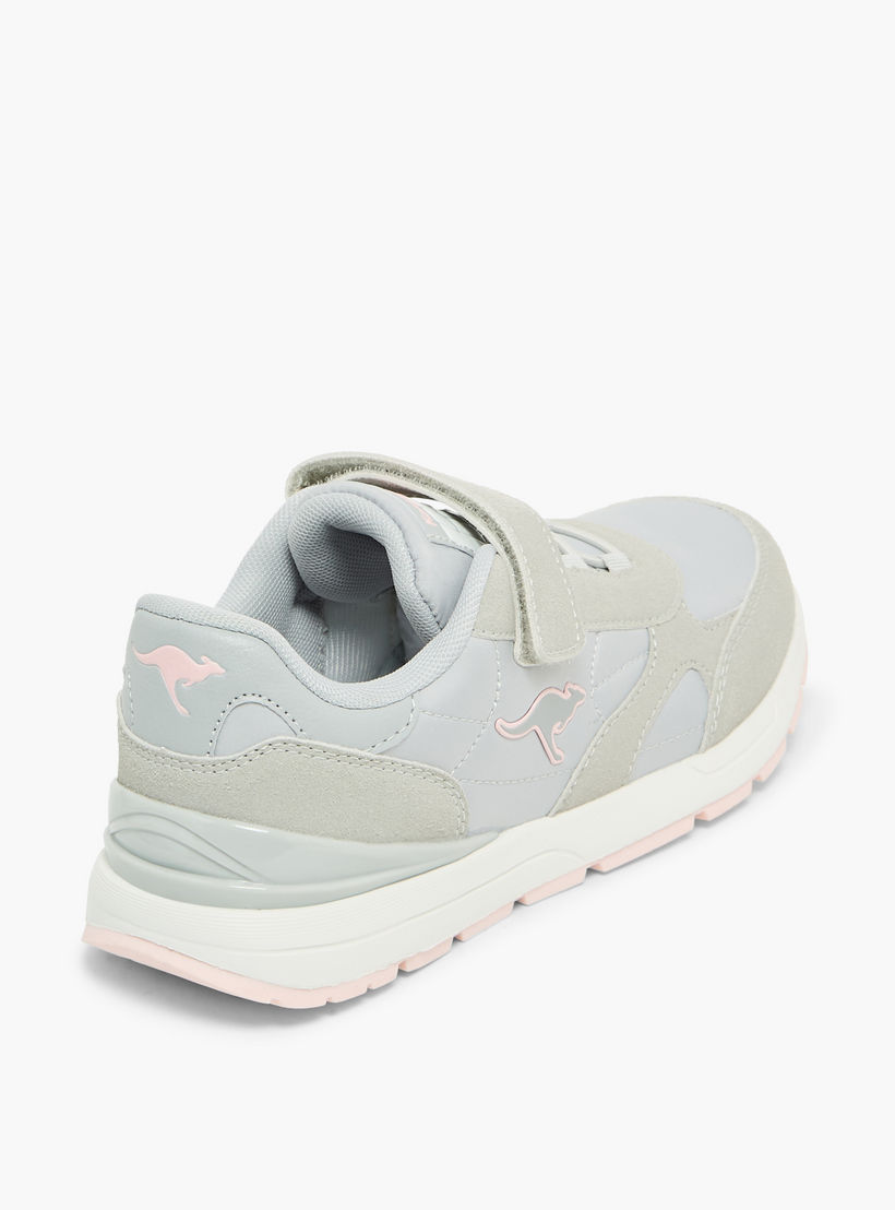 KangaROOS Girls Panelled Hook & Loop Sports Shoes-girls-shoes-sneakers-image-6