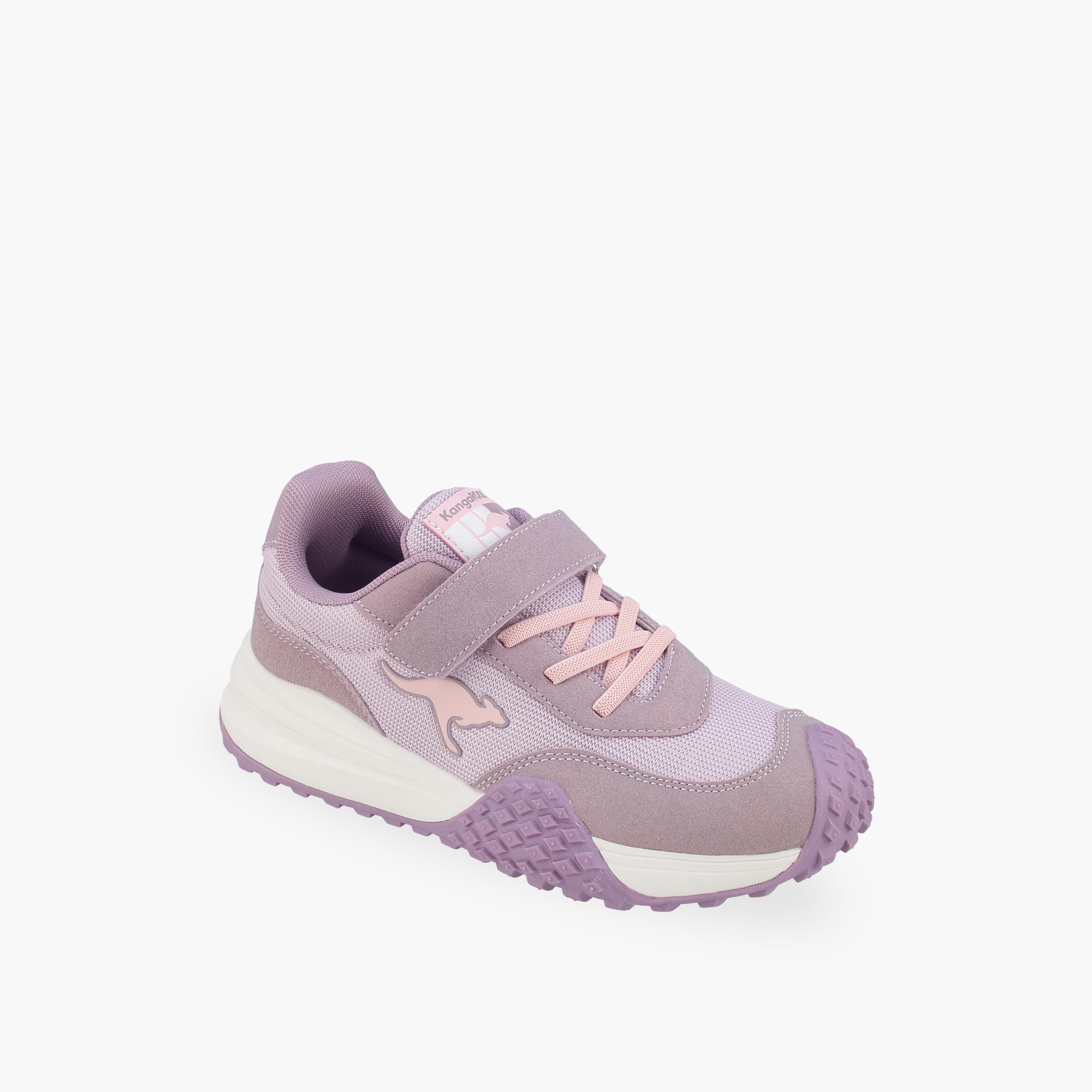 حذاء سنيكرز بشريط إغلاق لاصق للبنات من كانجاروز-girls-shoes-sneakers-image-2