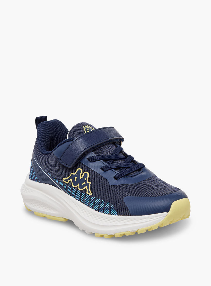 Kappa Panelled Sports Shoes with Hook and Loop Closure-boys-shoes-sneakers-image-2