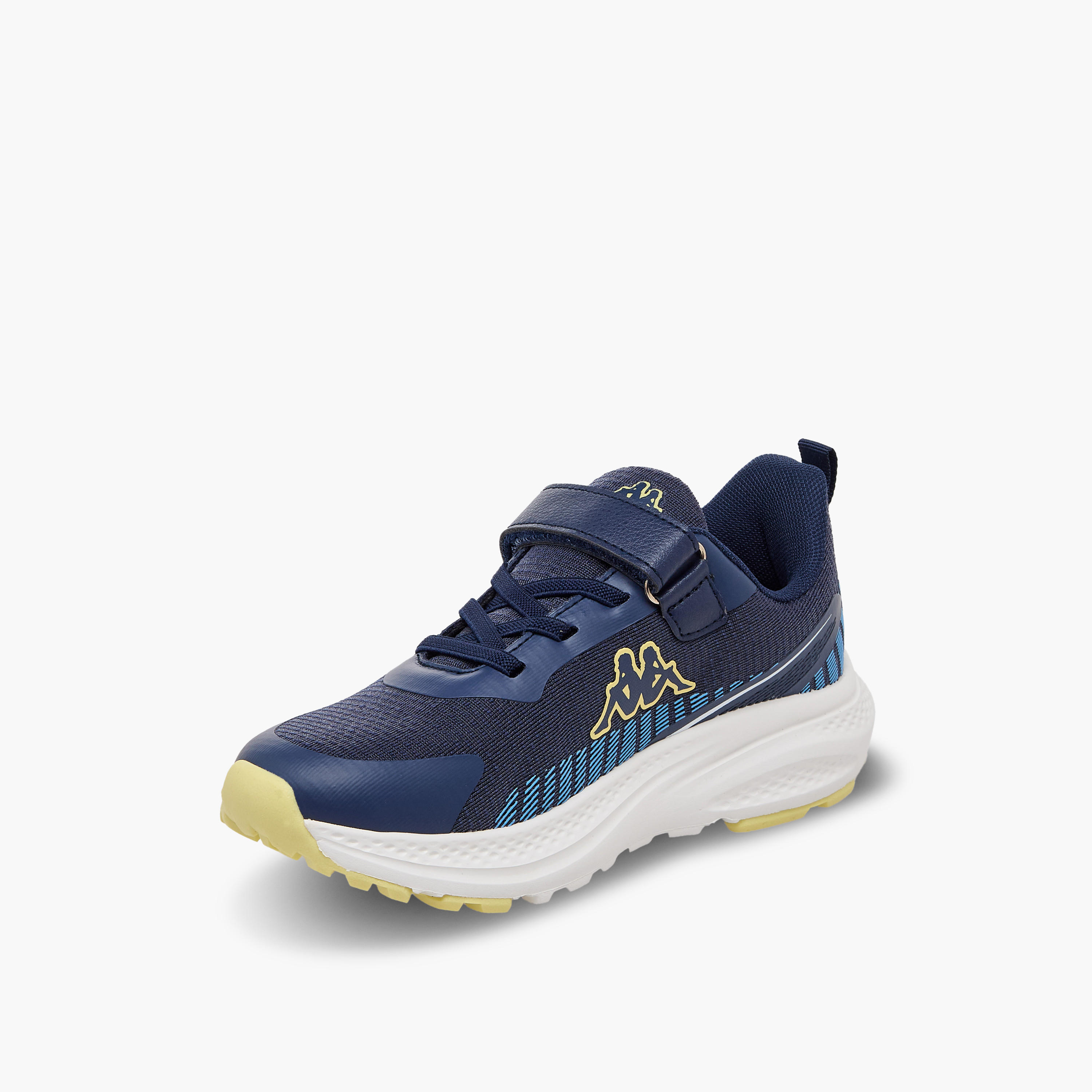 Kappa Panelled Sports Shoes with Hook and Loop Closure-boys-shoes-sneakers-image-4