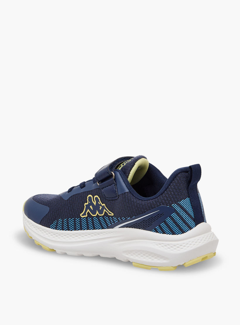 Kappa Panelled Sports Shoes with Hook and Loop Closure-boys-shoes-sneakers-image-5