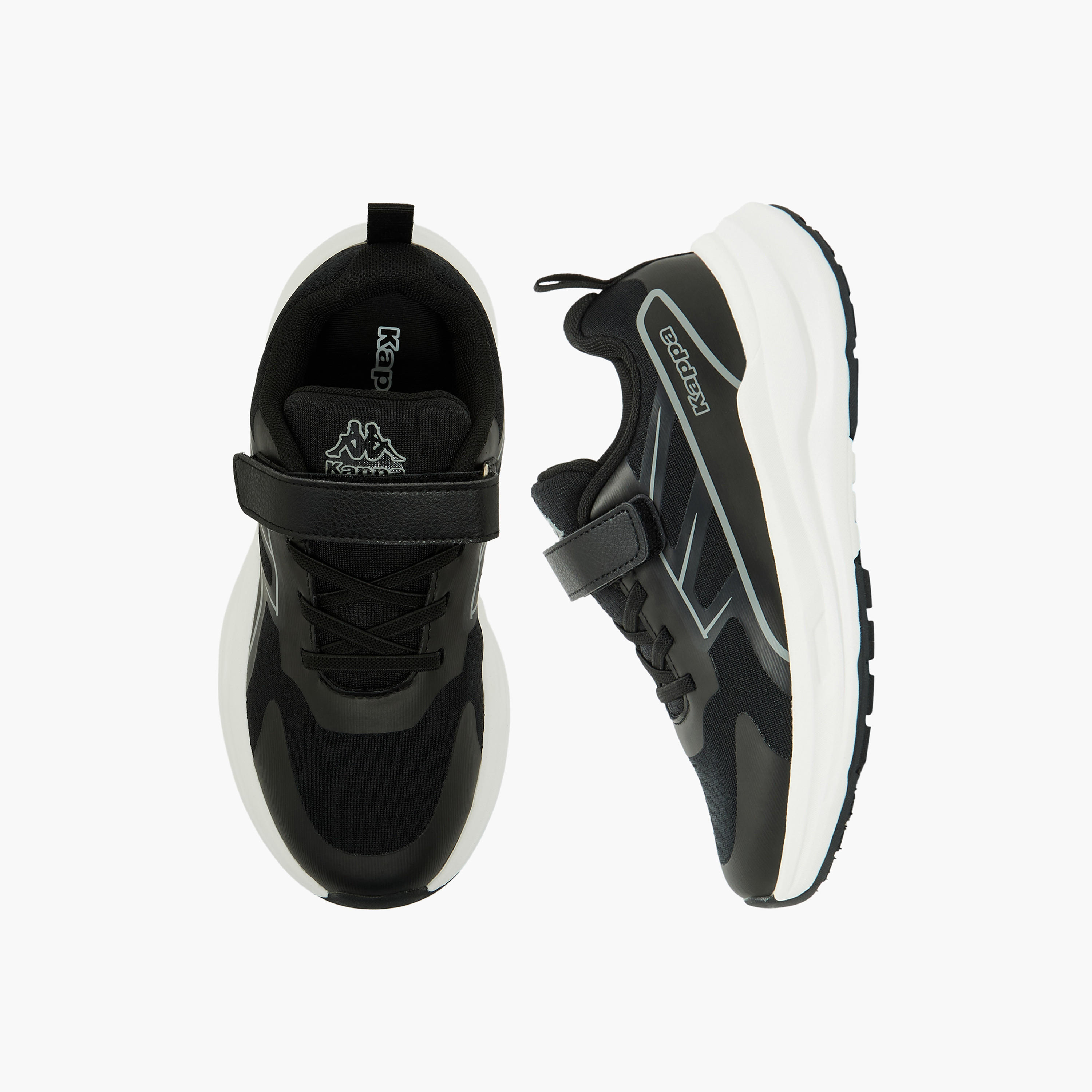 Kappa Kids Hook & Loop Sports Shoes-girls-shoes-sneakers-image-1
