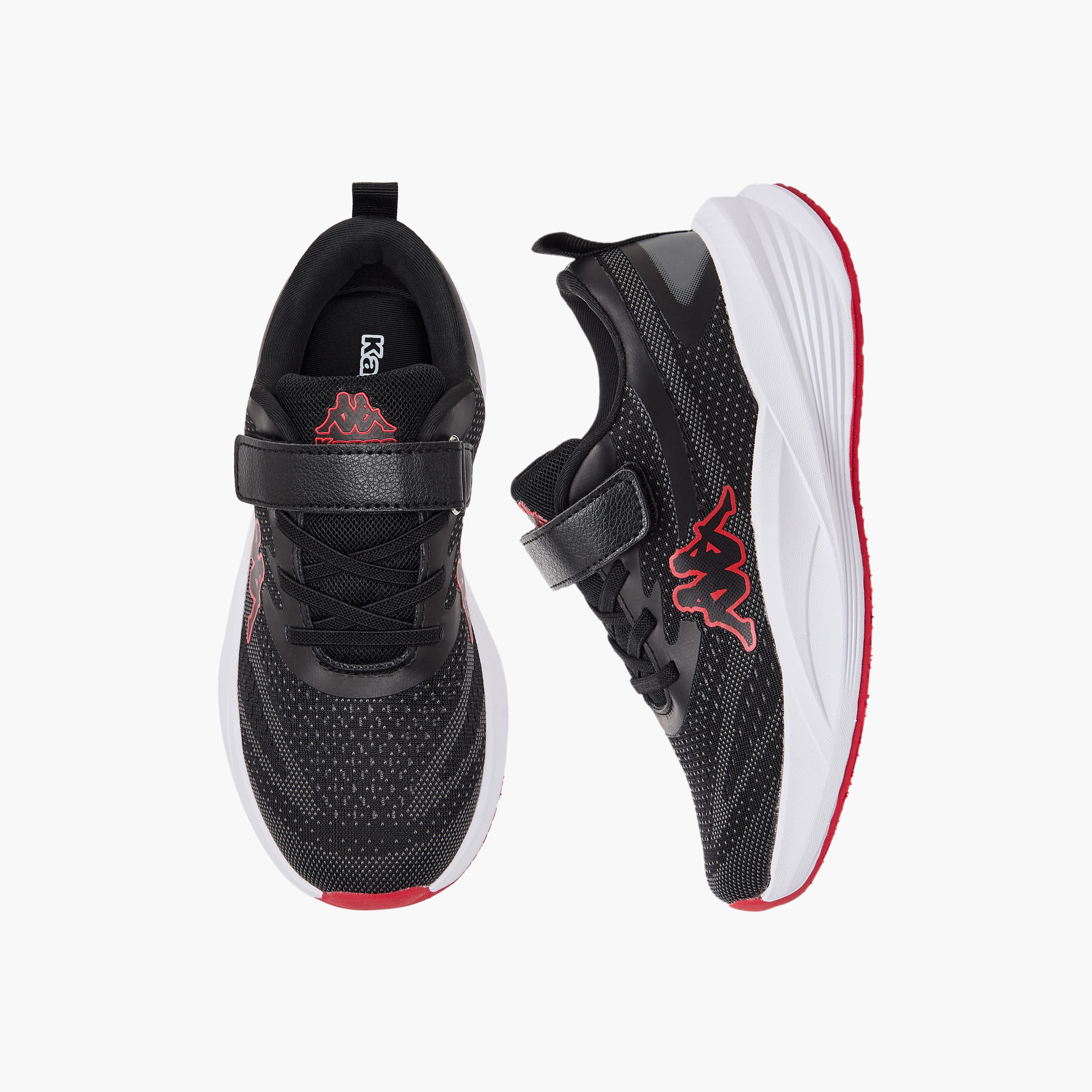 Kappa Boys Hook & Loop Sports Shoes-boys-shoes-sneakers-image-1