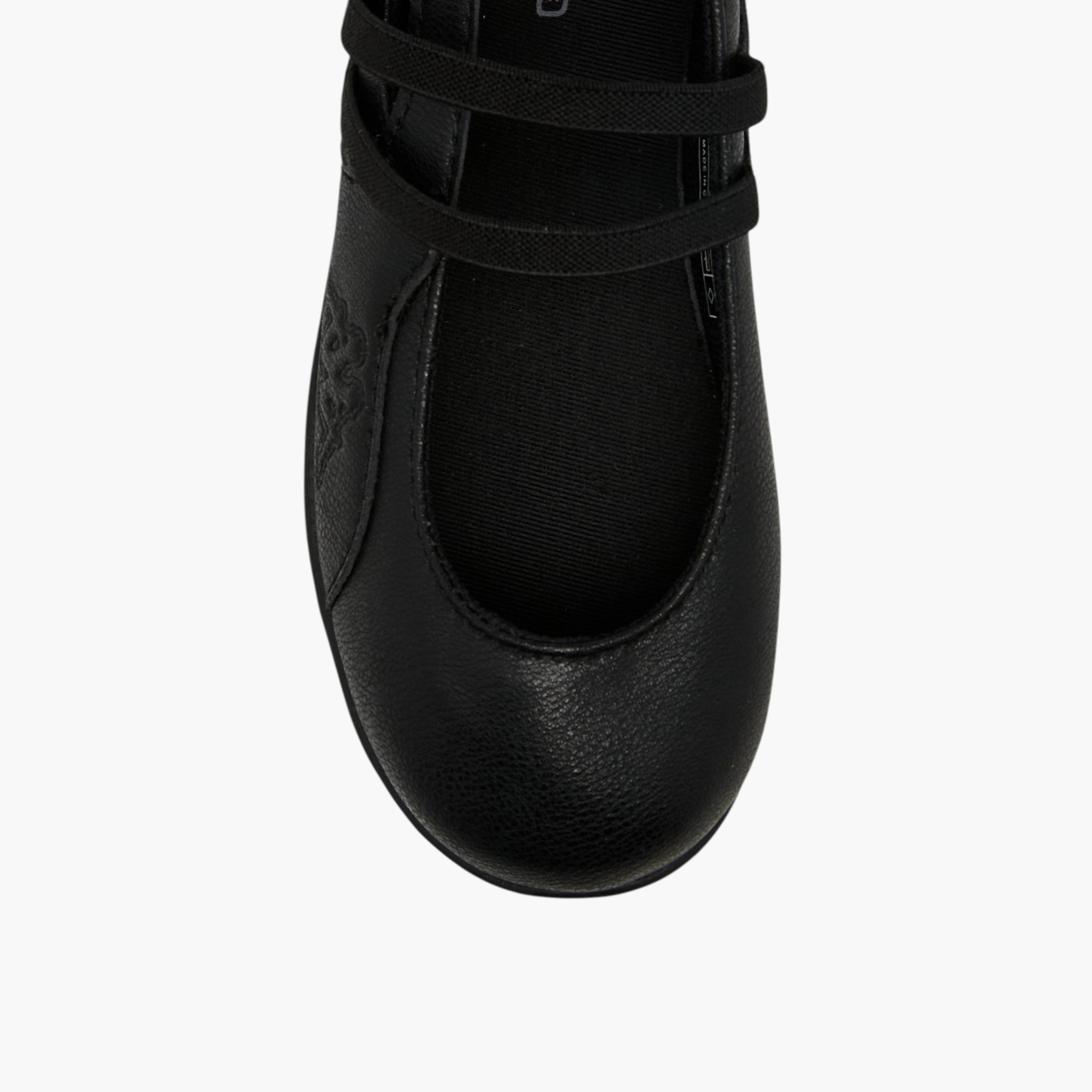 Kappa Girls' Solid School Shoes with Elasticated Strap-girls-shoes-maryjanes-image-4