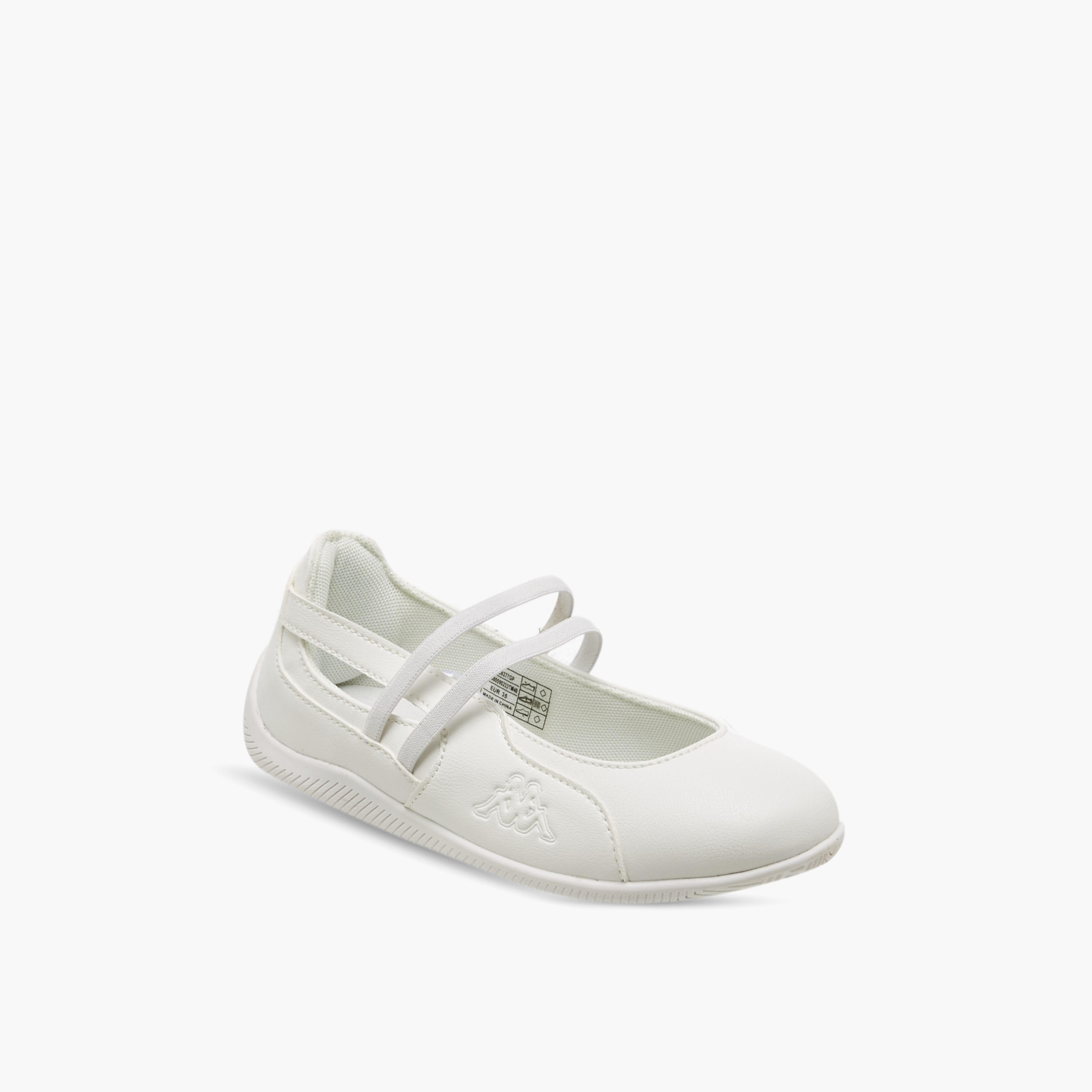 Kappa Girls' Solid School Shoes with Elasticated Strap-girls-shoes-maryjanes-image-2