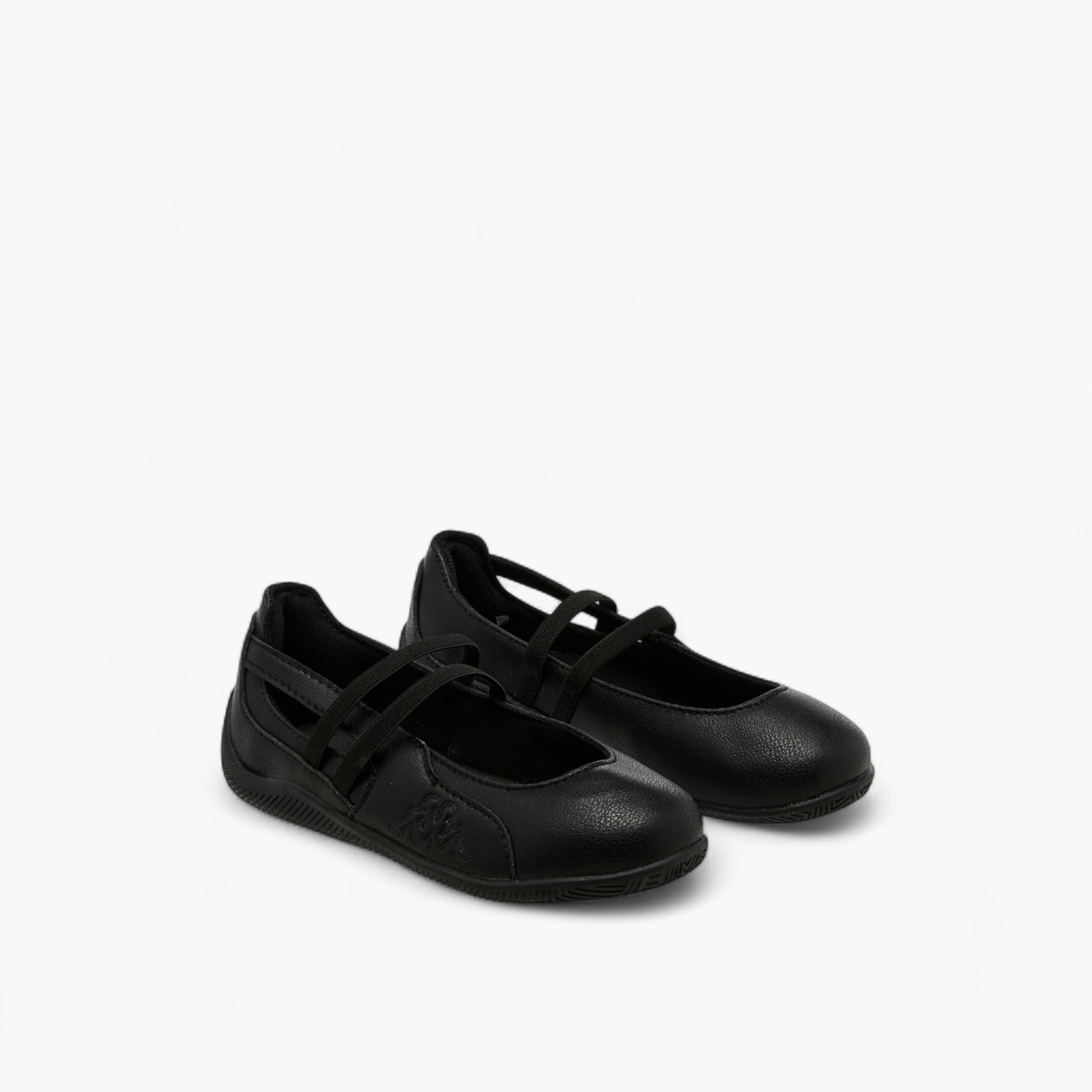 Kappa Girls' Solid School Shoes with Elasticated Strap-girls-shoes-maryjanes-image-1