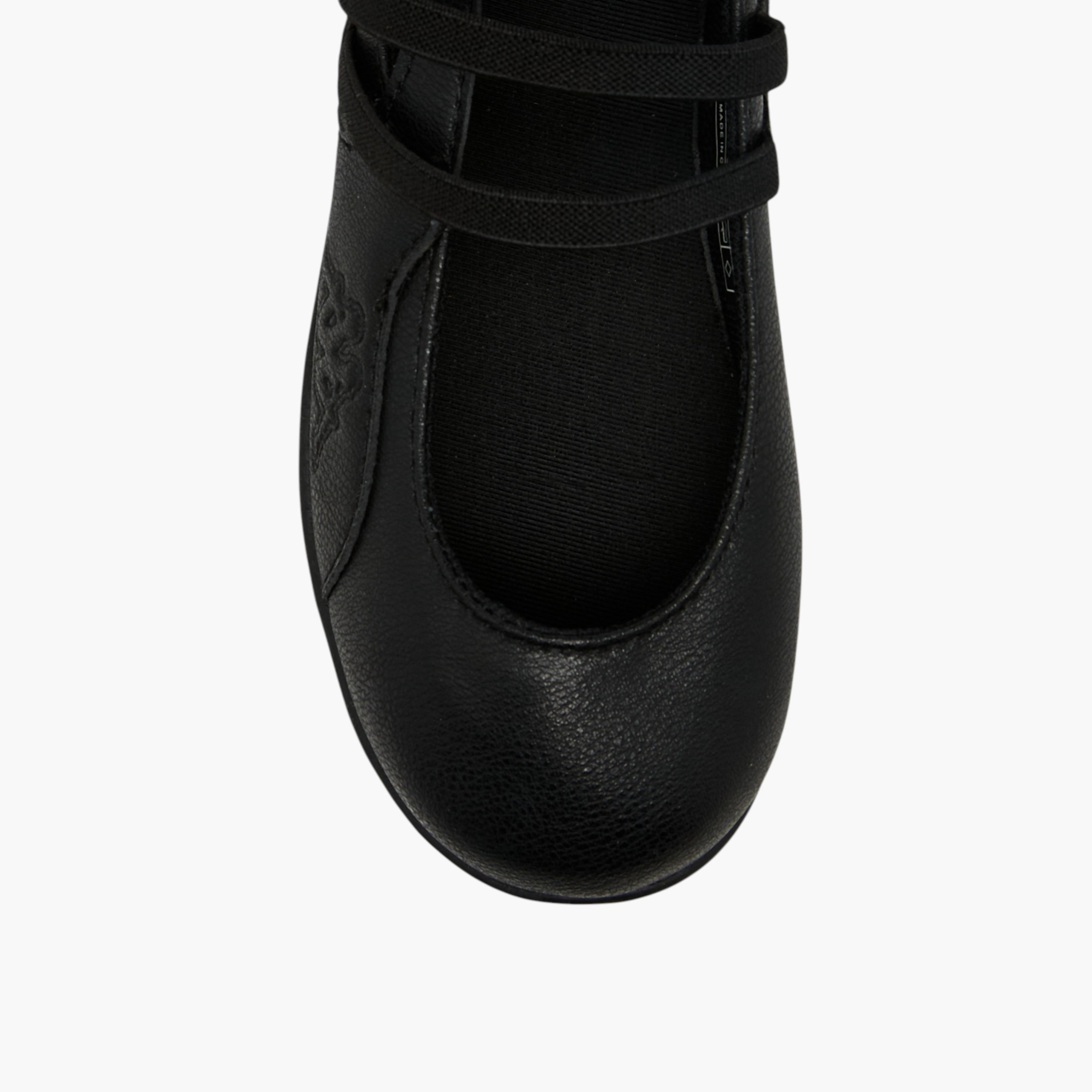 Kappa Girls' Solid School Shoes with Elasticated Strap-girls-shoes-maryjanes-image-4
