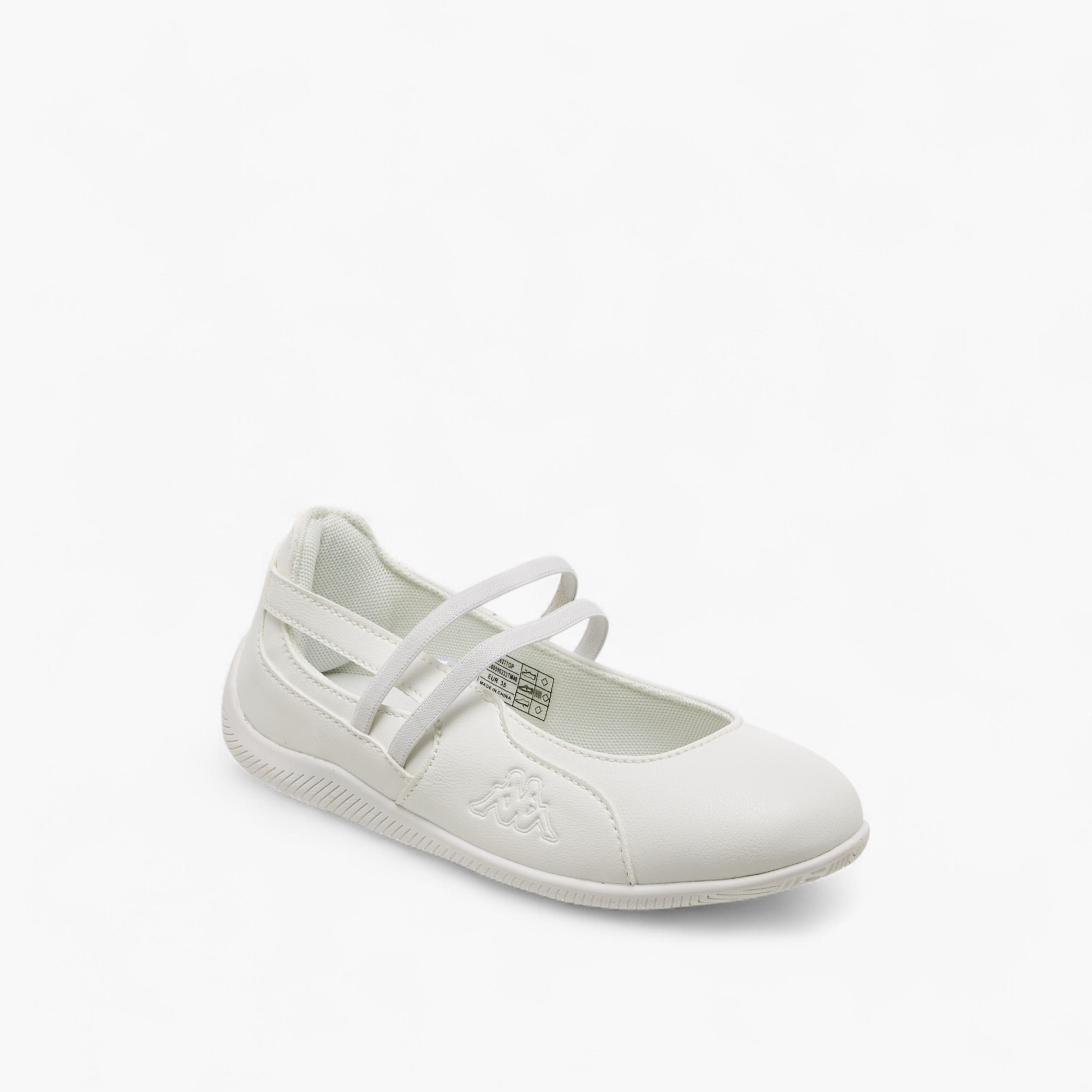 Kappa Girls' Solid School Shoes with Elasticated Strap-girls-shoes-maryjanes-image-2
