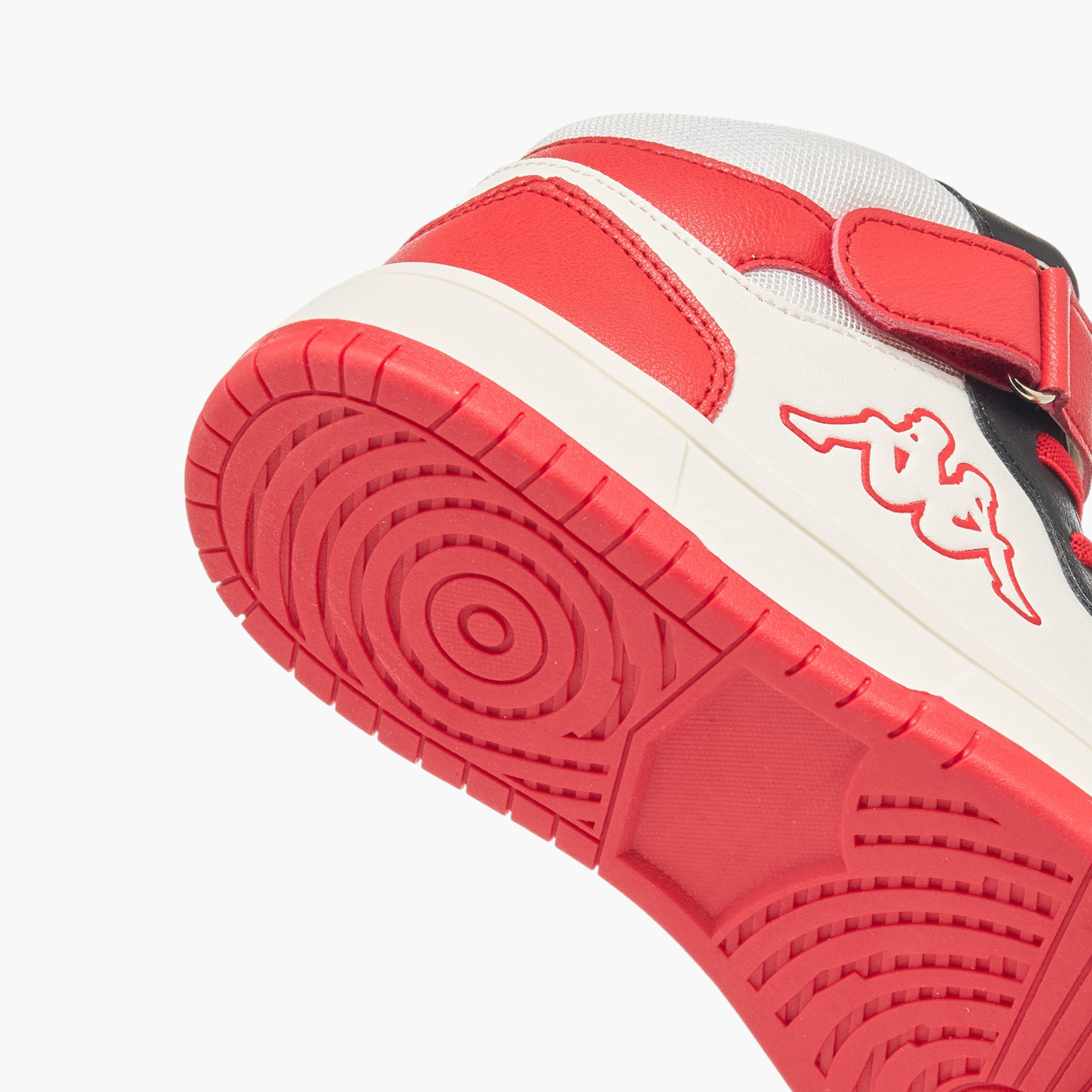 Kappa Boys Colourblock Hook and Loop High Top Sneakers-boys-shoes-sneakers-image-5