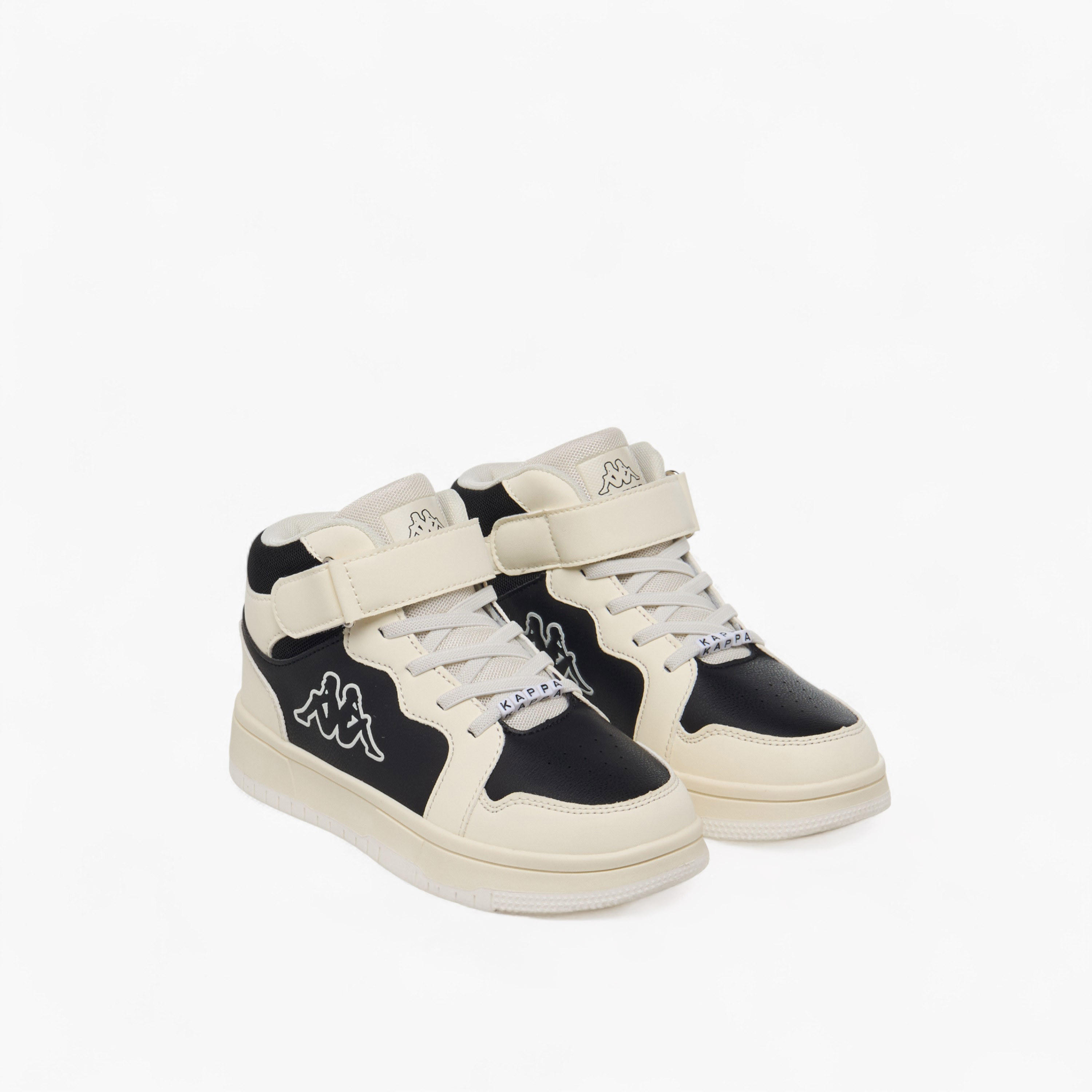 Kappa Boys Colourblock Hook and Loop High Top Sneakers-boys-shoes-sneakers-image-1
