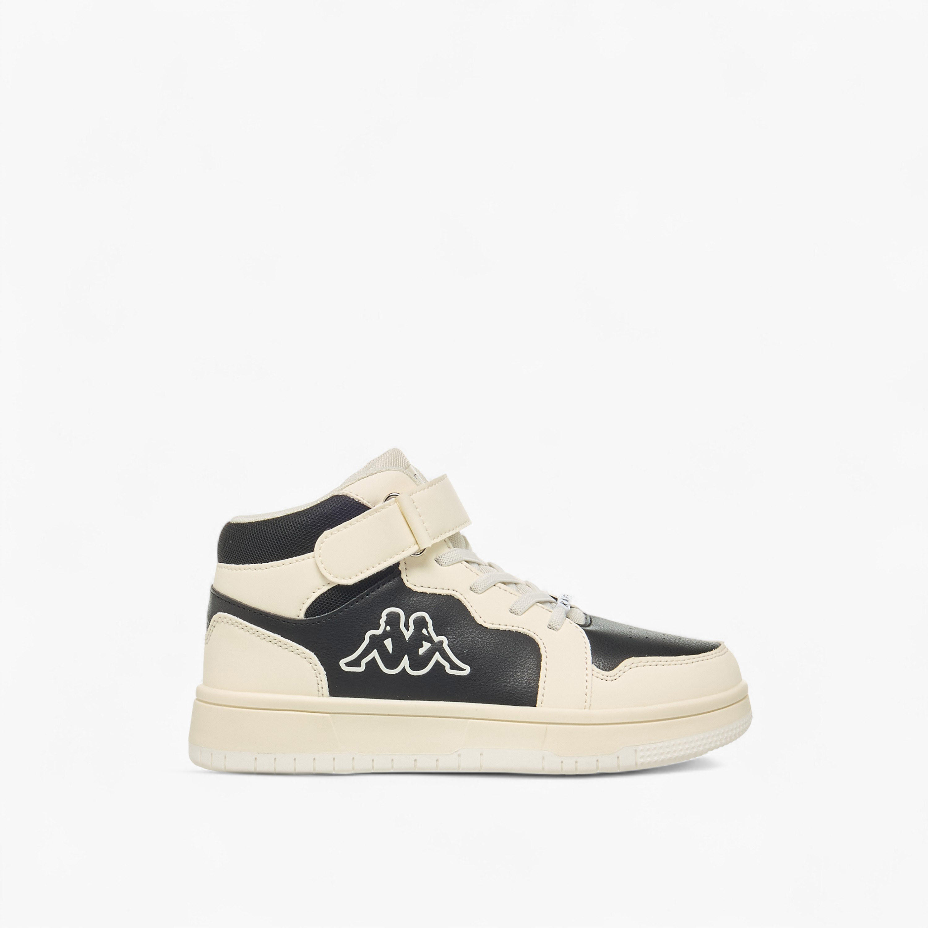 Kappa Boys Colourblock Hook and Loop High Top Sneakers-boys-shoes-sneakers-image-3